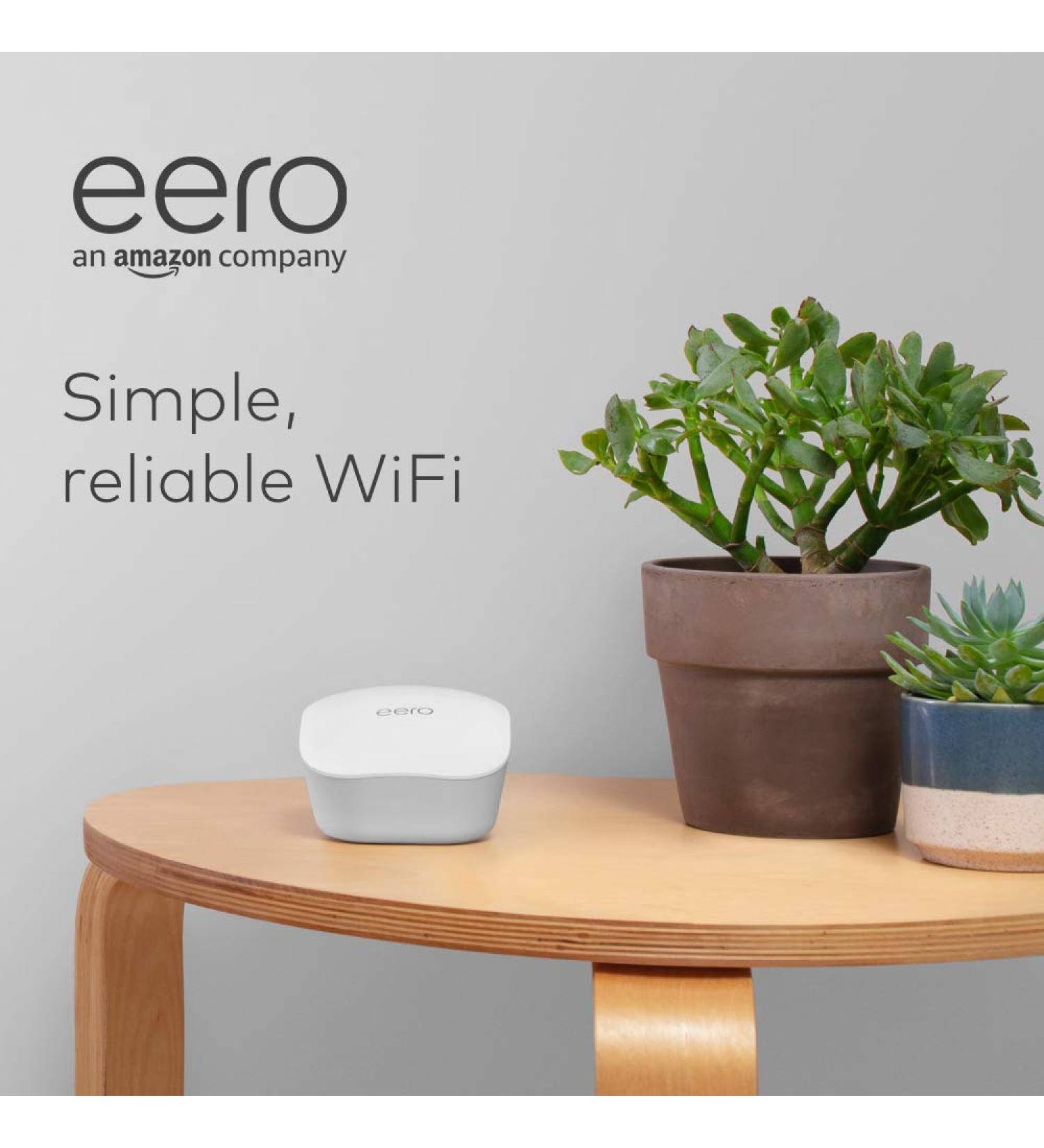Certified Refurbished Amazon eero 1-Pack Mesh WiFi Router - Renewed - Buy Online on SooperMarket.com
