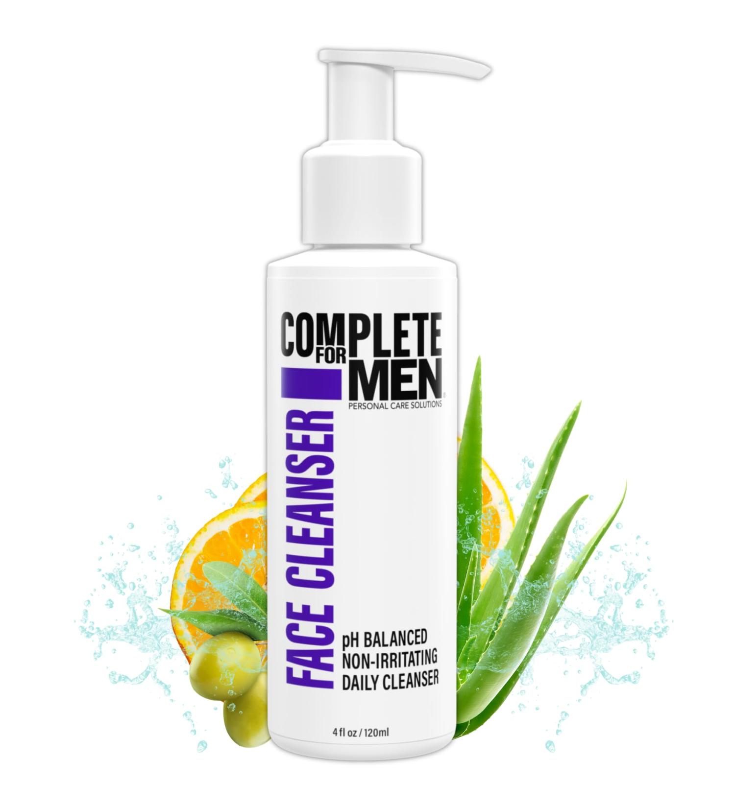 Buy pH Balanced Men's Face Cleanser - Hydrating Daily Wash for Dry Skin | Refreshing & Non-Irritating Skin Care - Buy Online on SooperMarket.com