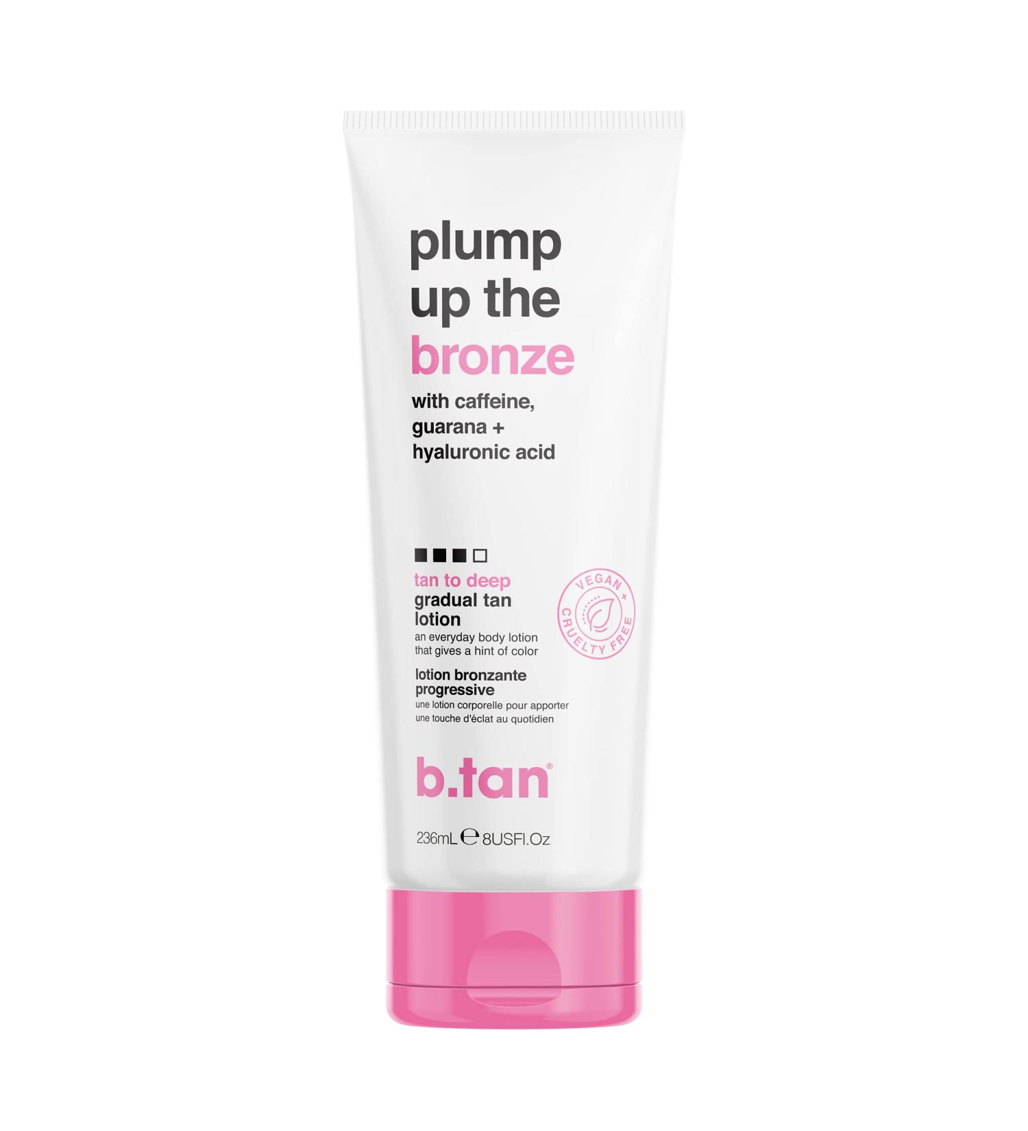 b.tan Dark Gradual Self Tanning Lotion | Hyaluronic Acid Infused Daily Bronzed Glow | Vegan & Cruelty-Free | 8 Fl Oz - Buy Online on SooperMarket.com