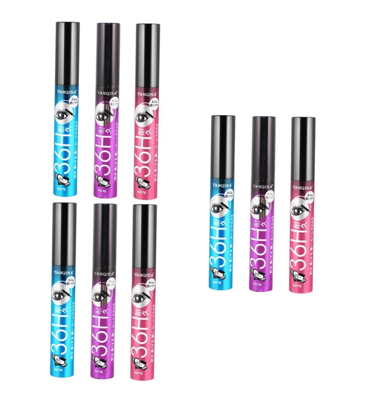 MAGICLULU 9 Pcs Waterproof Mascara Eyelash Mascara Women Mascara Eyelash Spoolies Make up Makeup Miss - Buy Online on SooperMarket.com