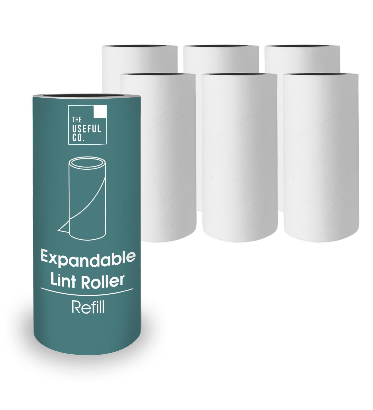 UseFul CO Foot Roller Refueling Package - 6 Extra Sticky Replacement Rollers for Pet Hair & Dust - Long-Lasting Lint Roller Refills - Buy Online on SooperMarket.com