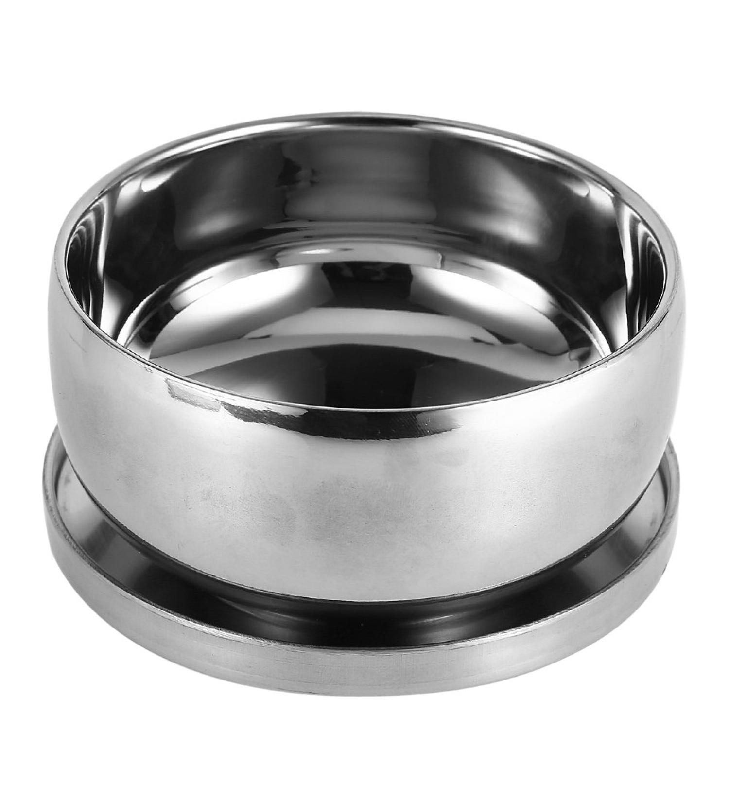 Premium Shaving Soap Peel for Men Wet Shaving Cup with Silver Metal Shell Lid & Anti-Skid Base - Buy Online on SooperMarket.com