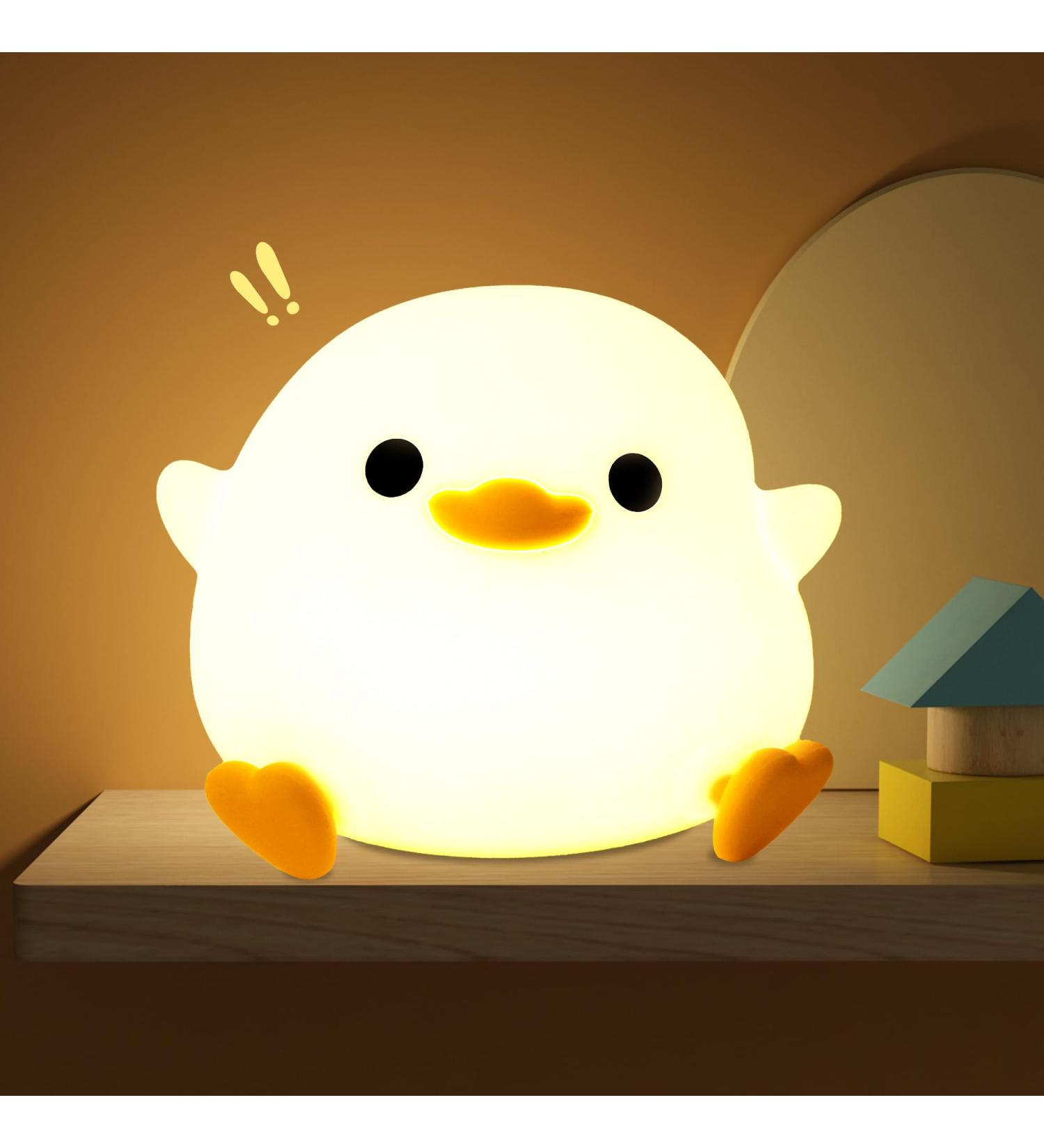 Cute Duck Night Light for Nursery - Touch Control, Rechargeable, Dimmable - Perfect Gift for Boys and Girls - DoDo Duck - Color 2 - Buy Online on SooperMarket.com