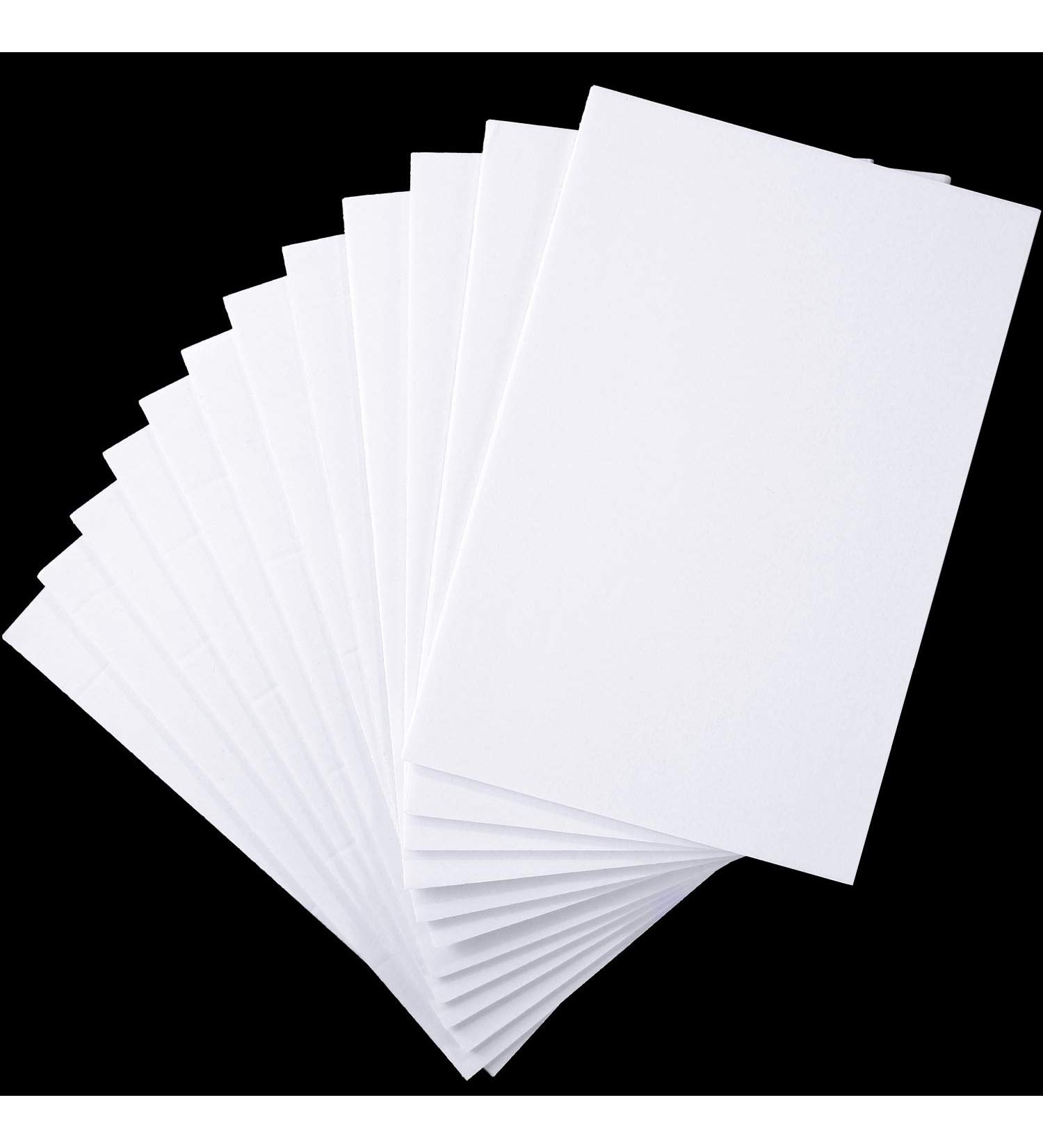 12 Sheets Double Sided Adhesive Foam for Shaker Cards & Scrapbooking - 3D White Foam Sheets (7.9 x 5.9 Inch) - Buy Online on SooperMarket.com