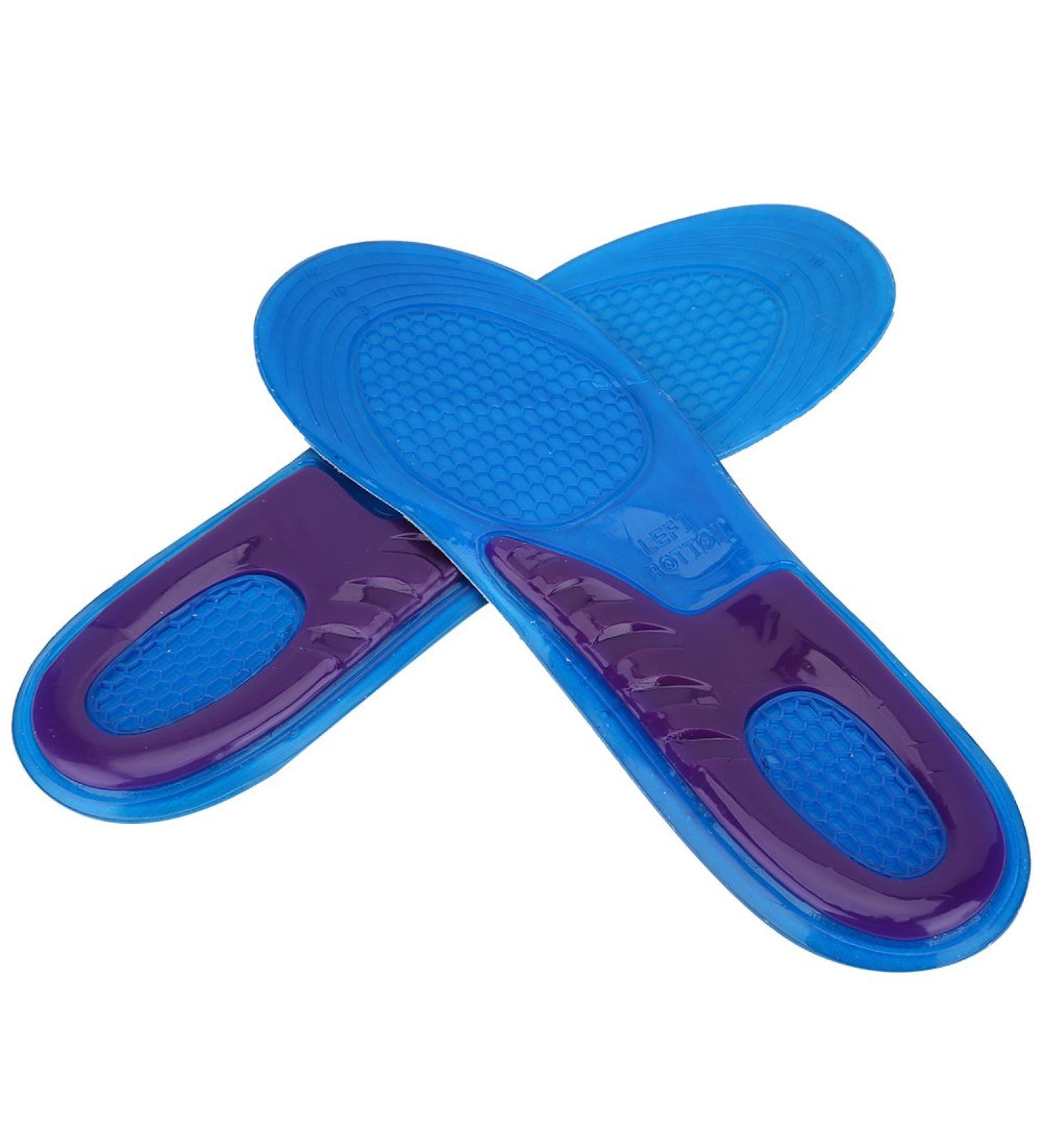 Alomejor Gel Sport Insoles - Orthopedic Massage & Shockproof Silicone Inserts for Men & Women | Comfortable & Deodorant | Sizes L (44-50) - Buy Online on SooperMarket.com