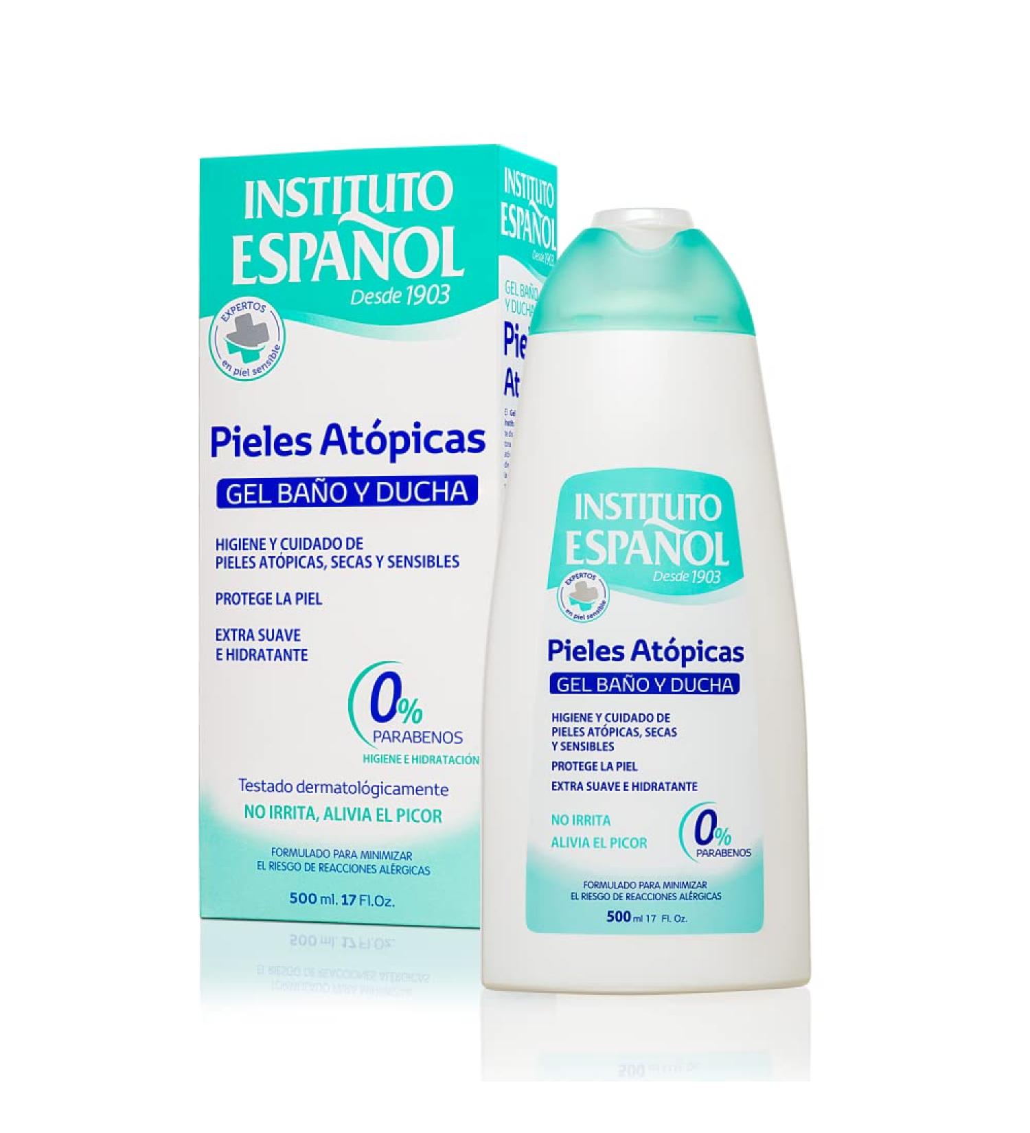 Buy Spanish Institute Atopic Bath & Shower Gel 500ml - Soothing Moisturizer for Sensitive Skin | International Shipping Available - Buy Online on SooperMarket.com