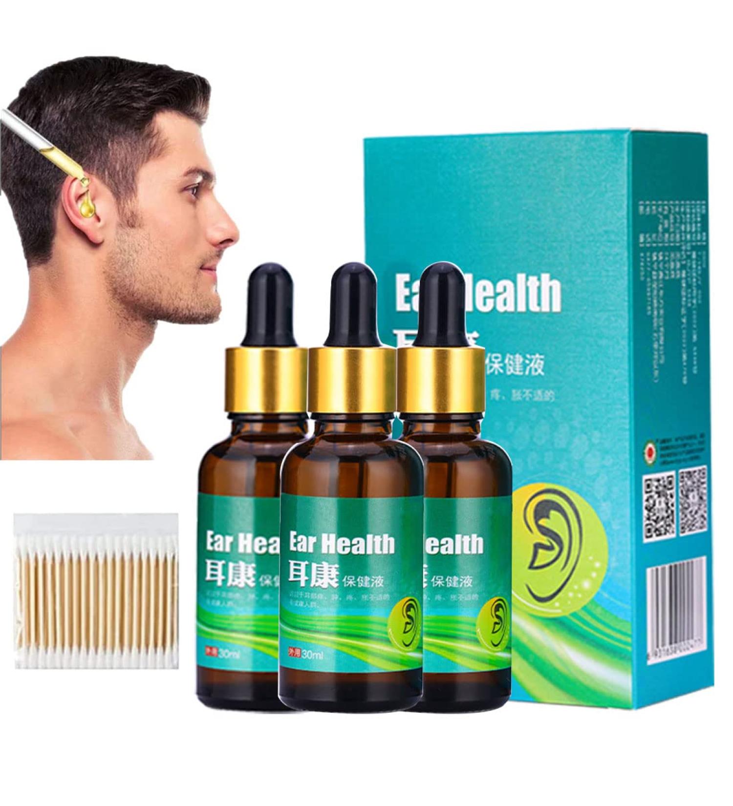 Organic Ear Support Elixir | PureHear Natural Ear Oil Drops (3PCS) - Buy Online on SooperMarket.com