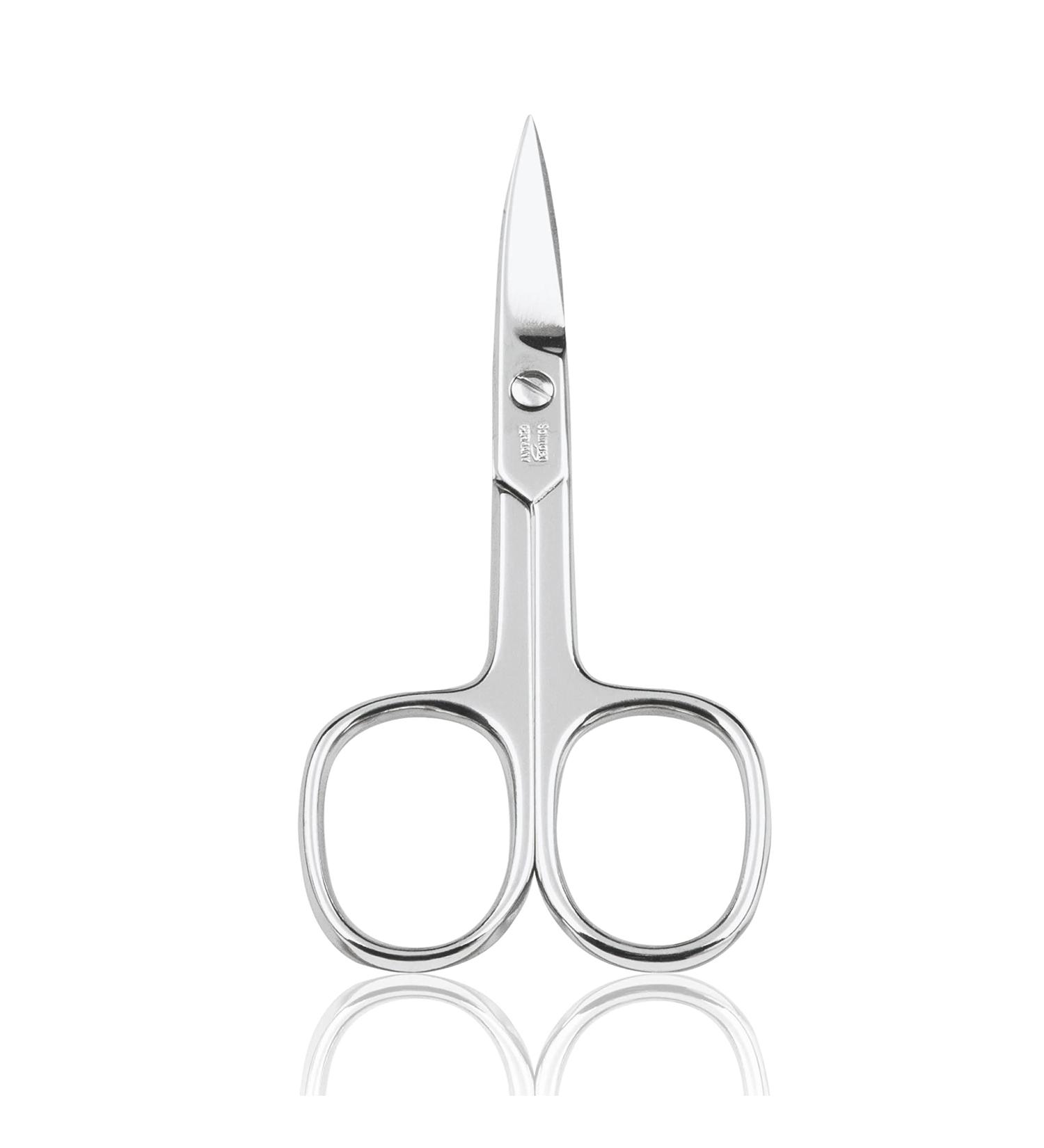 Titania Nail Scissors Solingen 9.5cm - Curved Extra Sharp Carbon Steel Professional Manicure Scissors Made in Germany - Buy Online on SooperMarket.com