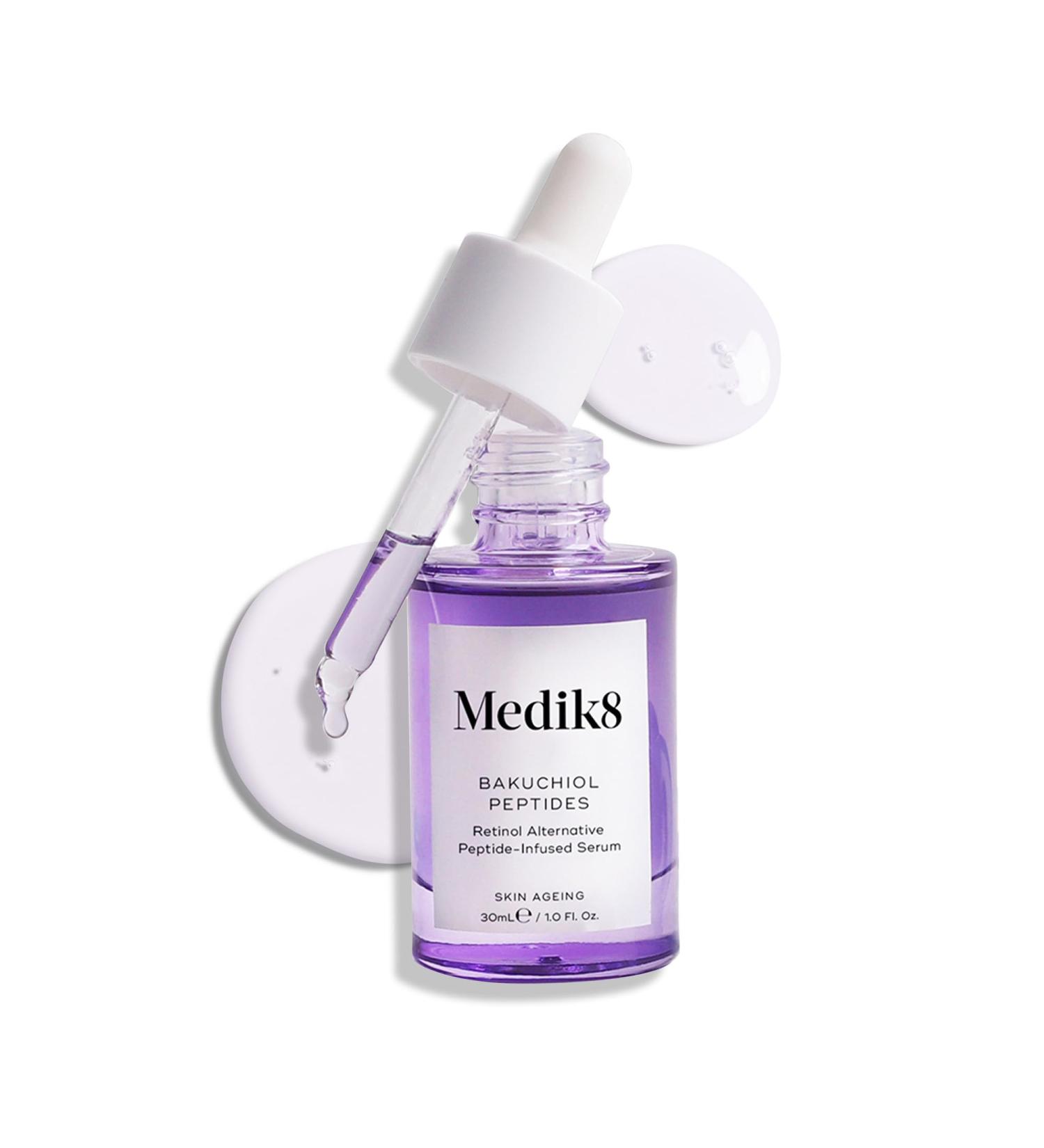 Medik8 Bakuchiol Peptides - Retinol Alternative Peptide-Infused Serum - 1.25% Bakuchiol - Plant-Based Retinol Alternative - 30ml - Buy Online on SooperMarket.com