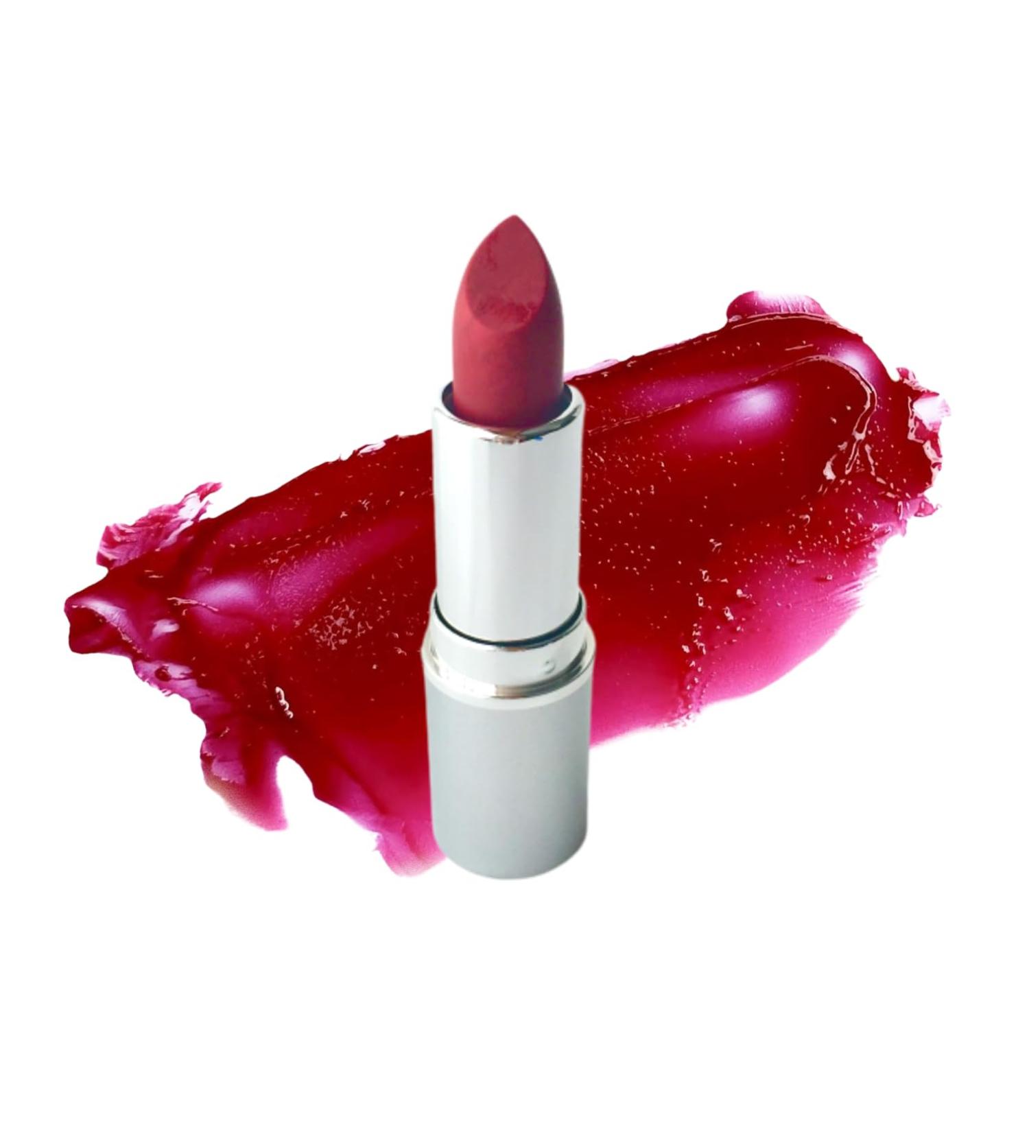 Honeybee Gardens Truly Natural Long Lasting Lipstick - Risque (Matte Red Wine) 0.13 oz - Vegan, Gluten & Cruelty-Free - Buy Online on SooperMarket.com