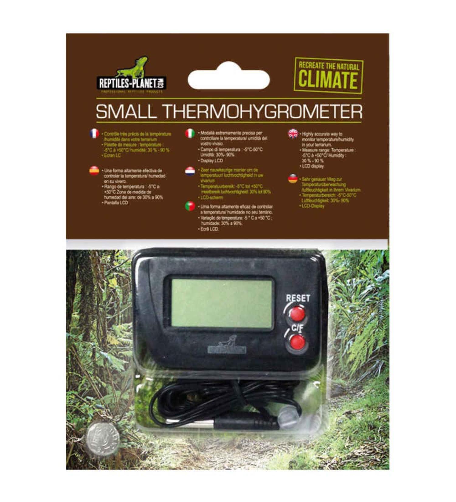 Reptiles Planet Thermometer and Hygrometer for Terrarium Reptiles