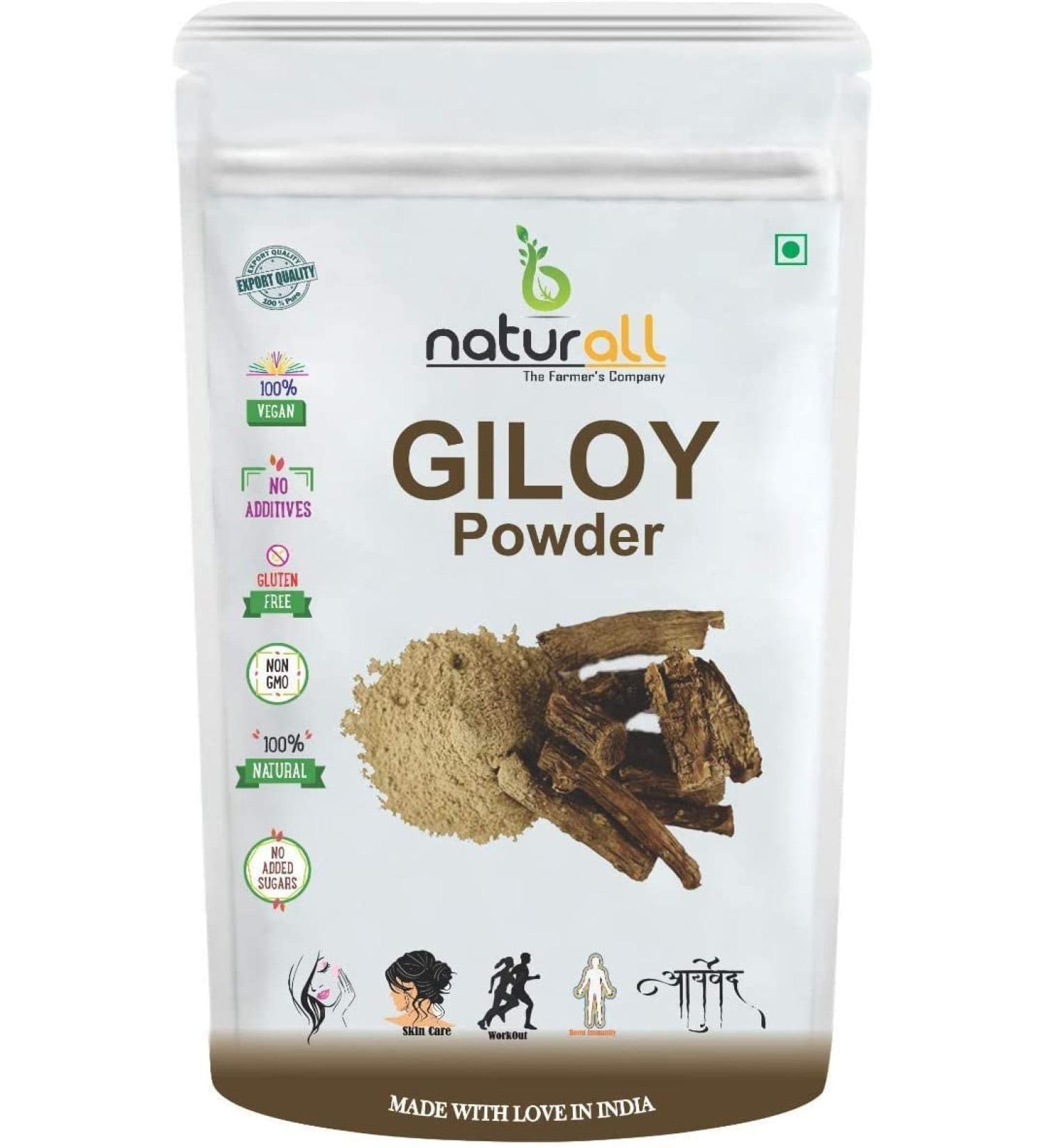 CROV Giloy Powder/Guduchi/Tinospora cordifola Powder - 500 GM X 2 1 KG by B Naturall - Buy Online on SooperMarket.com