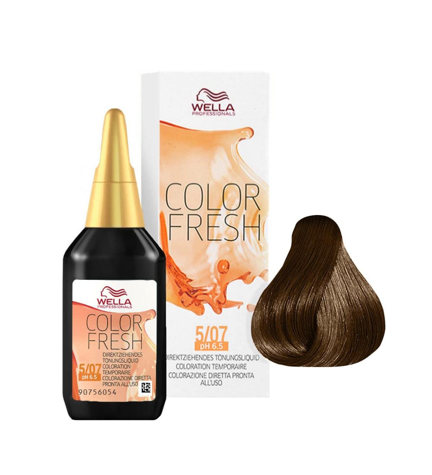 Wella Professionals Color Fresh 5/07 light brown natural brown 75 ml