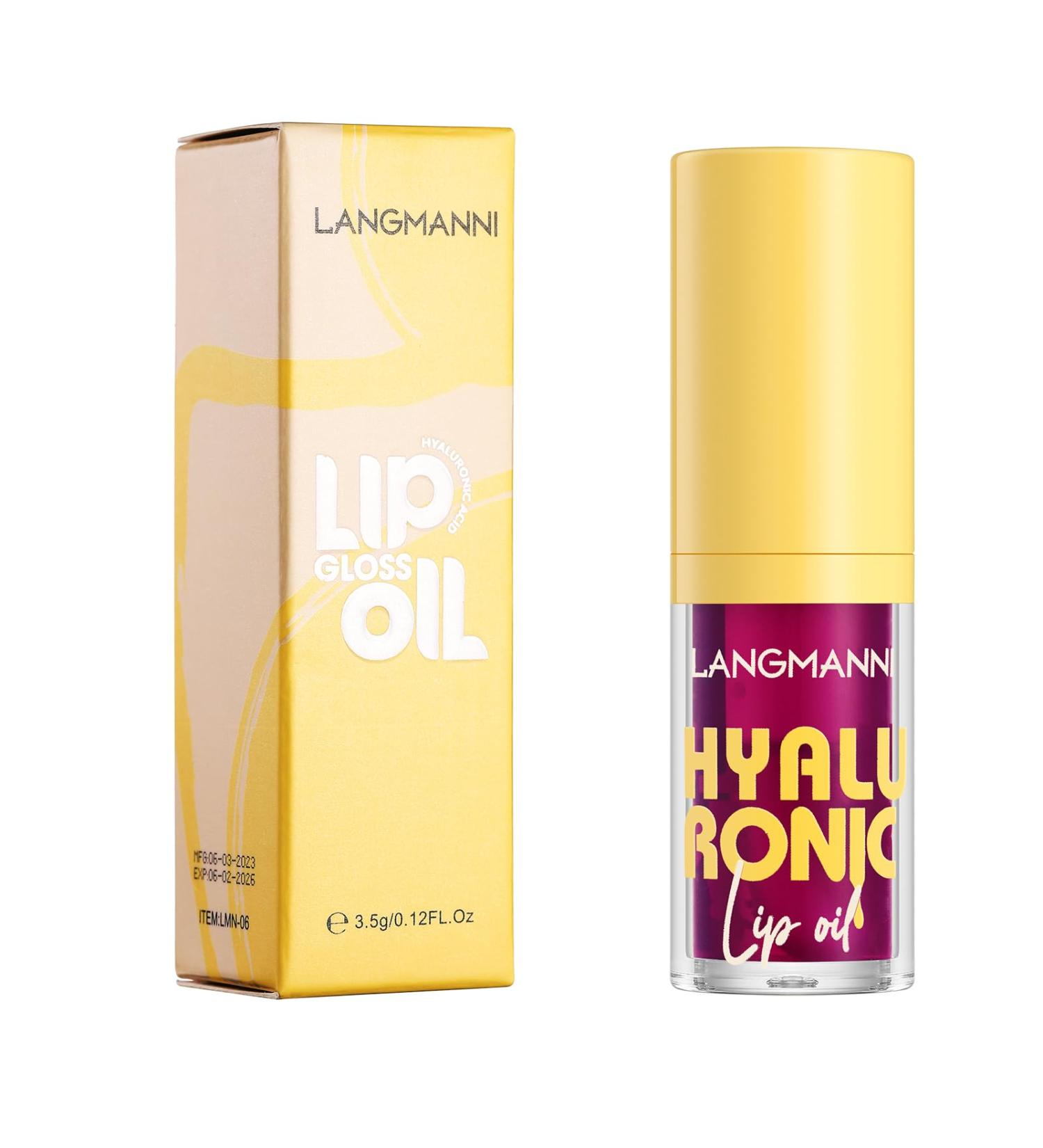 Moisturizing Lip Oil Nourishing And Hydrating Lip Care For Dry Lips Long Lasting Lip Balm For Women Party Makeup Lip Gloss Grape - Buy Online on SooperMarket.com