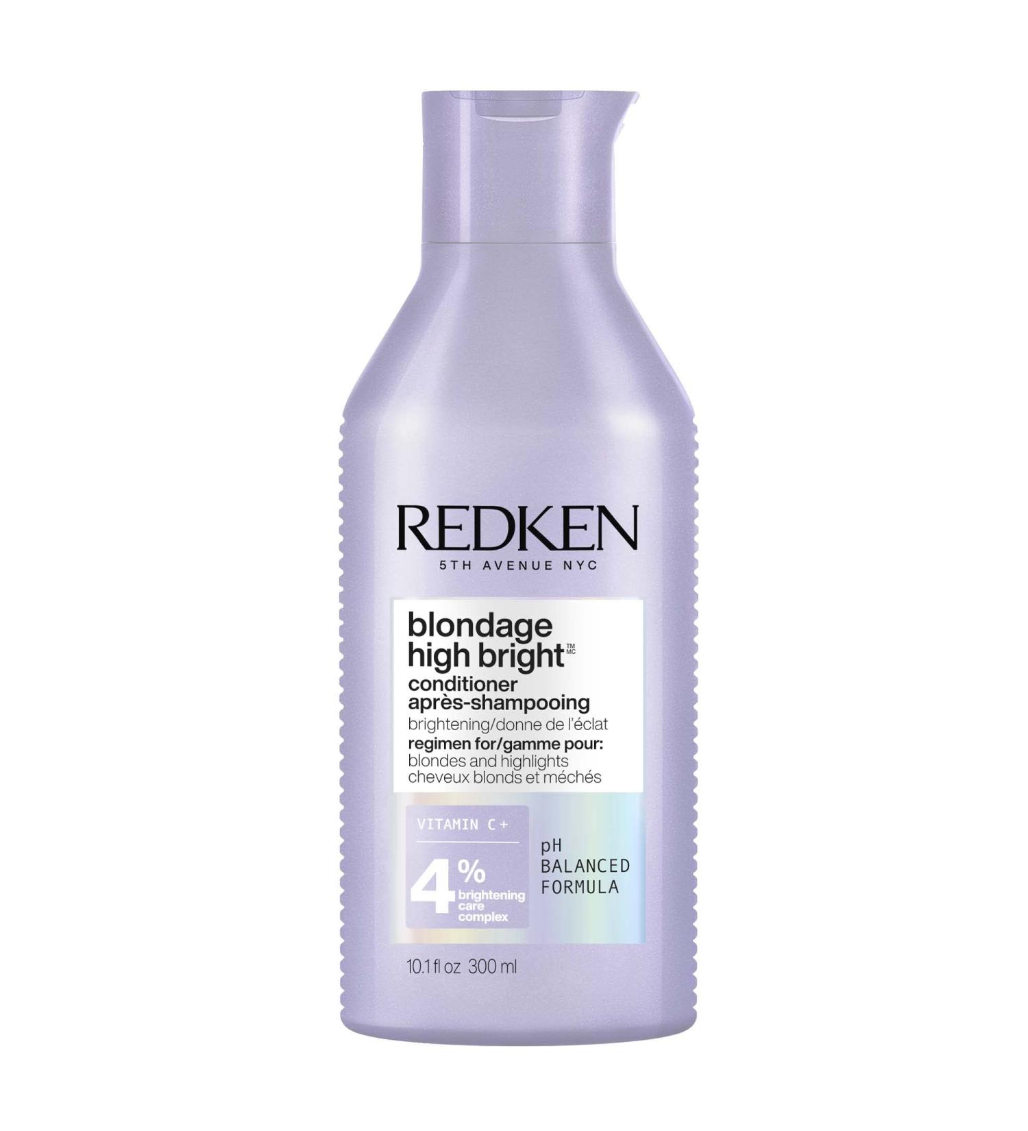 Redken Blondage High Bright Conditioner - Brightens & Lightens Blonde Hair | Vitamin C Infused 10.1 Fl Oz - Buy Online on SooperMarket.com