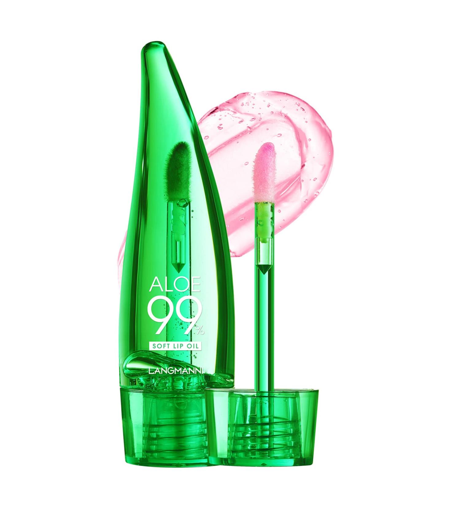 Aloe Vera Lip Oil Magic Colour Changing Lip Gloss Long Lasting Lipgloss Set Lips Moisturizer Aloe Vera Lip Stick for Women Girls (1Pack Lip Oil) - Buy Online on SooperMarket.com