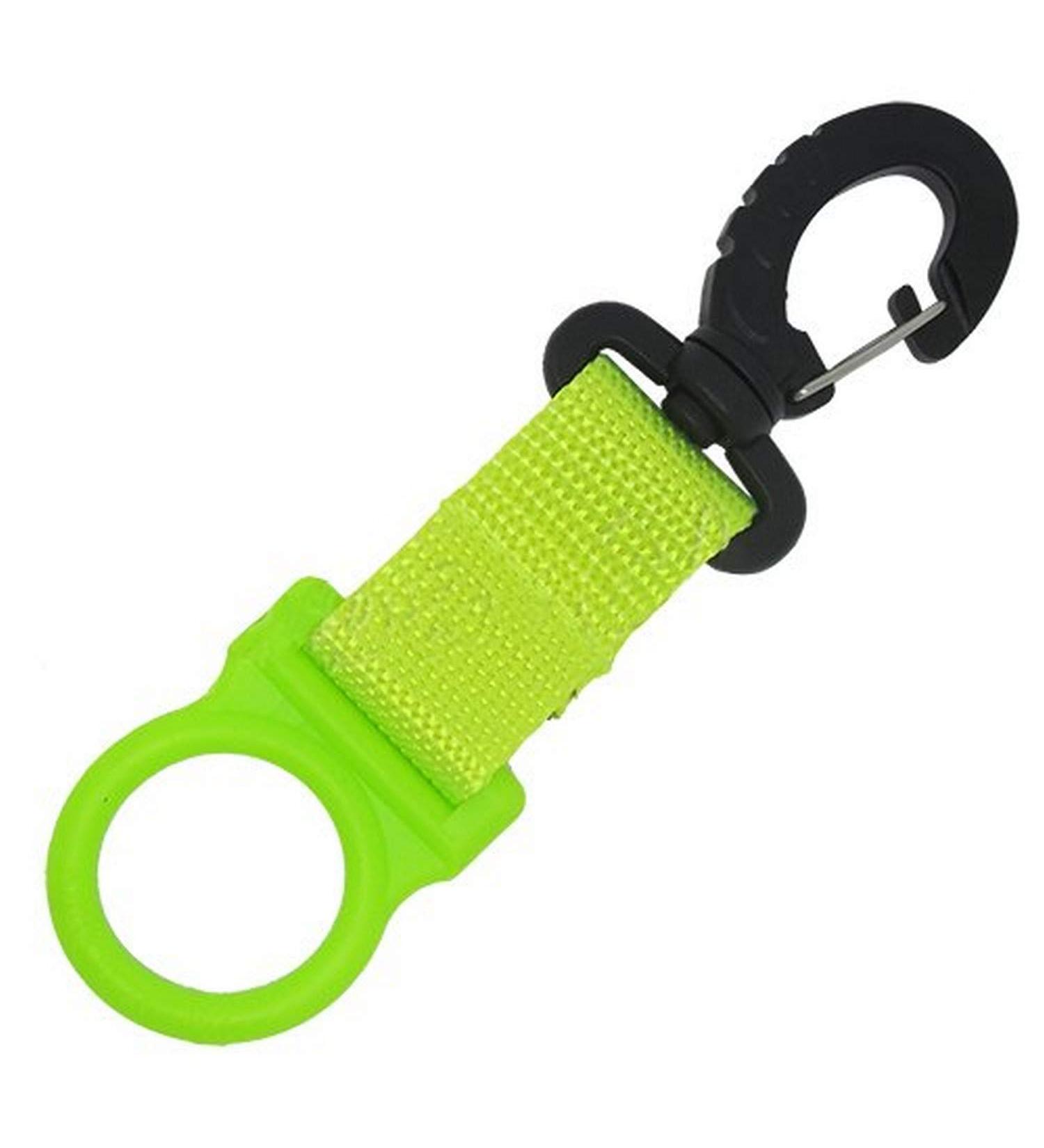 Scuba Diving Regulator Octopus Holder with 1" Webbing and Clip Yellow