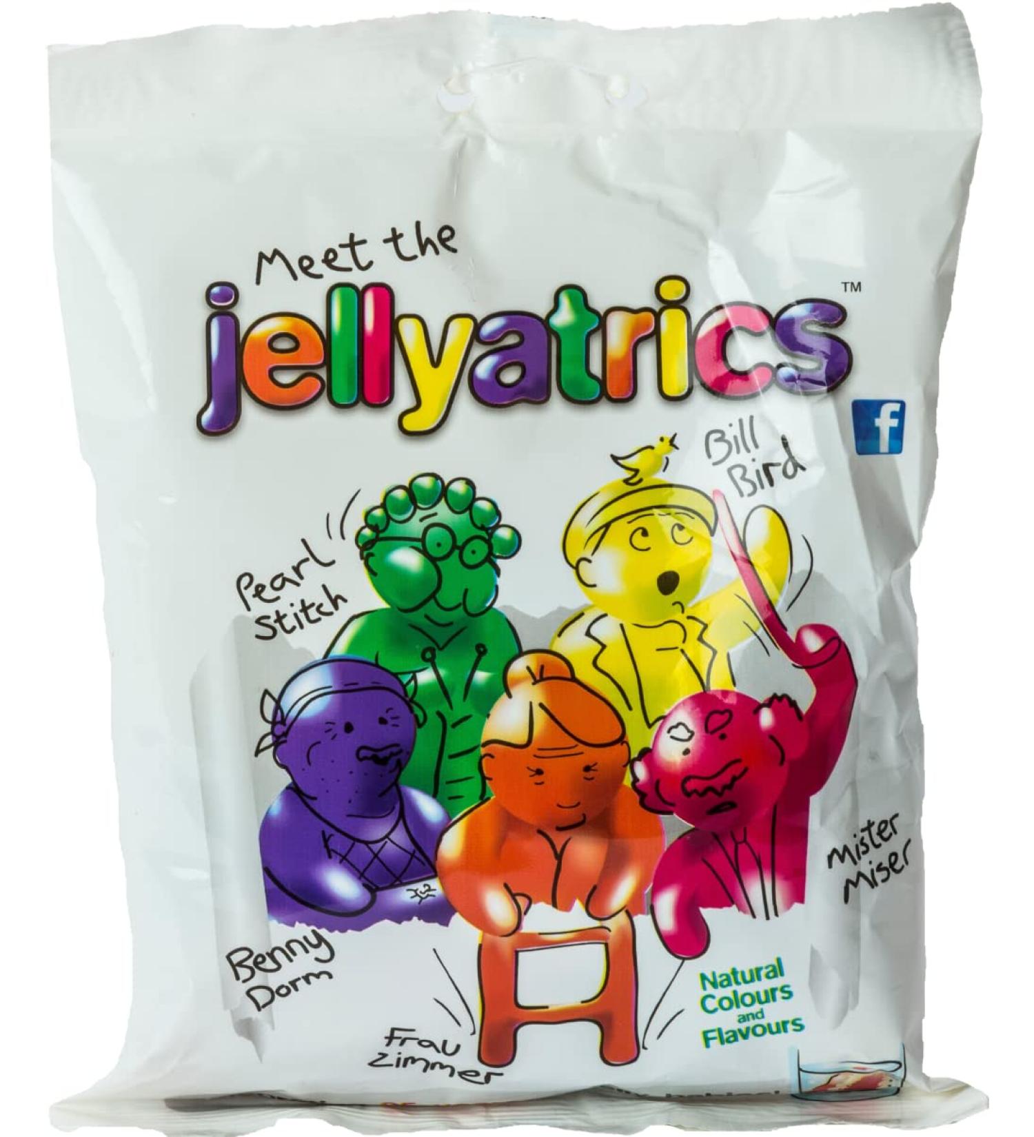 JELLYATRICS Fruit Flavoured Jellies 150g