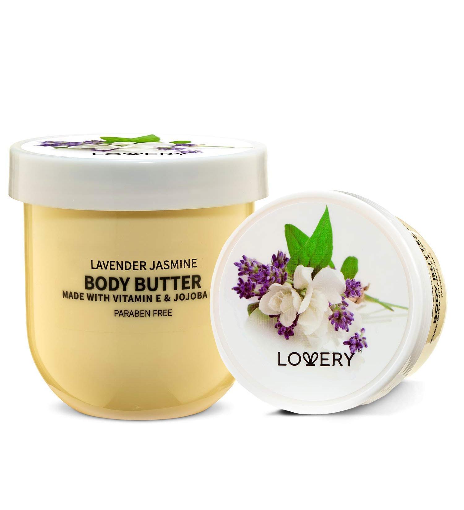 Whipped Lavender Jasmine Body Butter for Sensitive Dry Skin - Ultra Hydrating Moisturizer with Shea Butter - Nourishing Body Care - Buy Online on SooperMarket.com