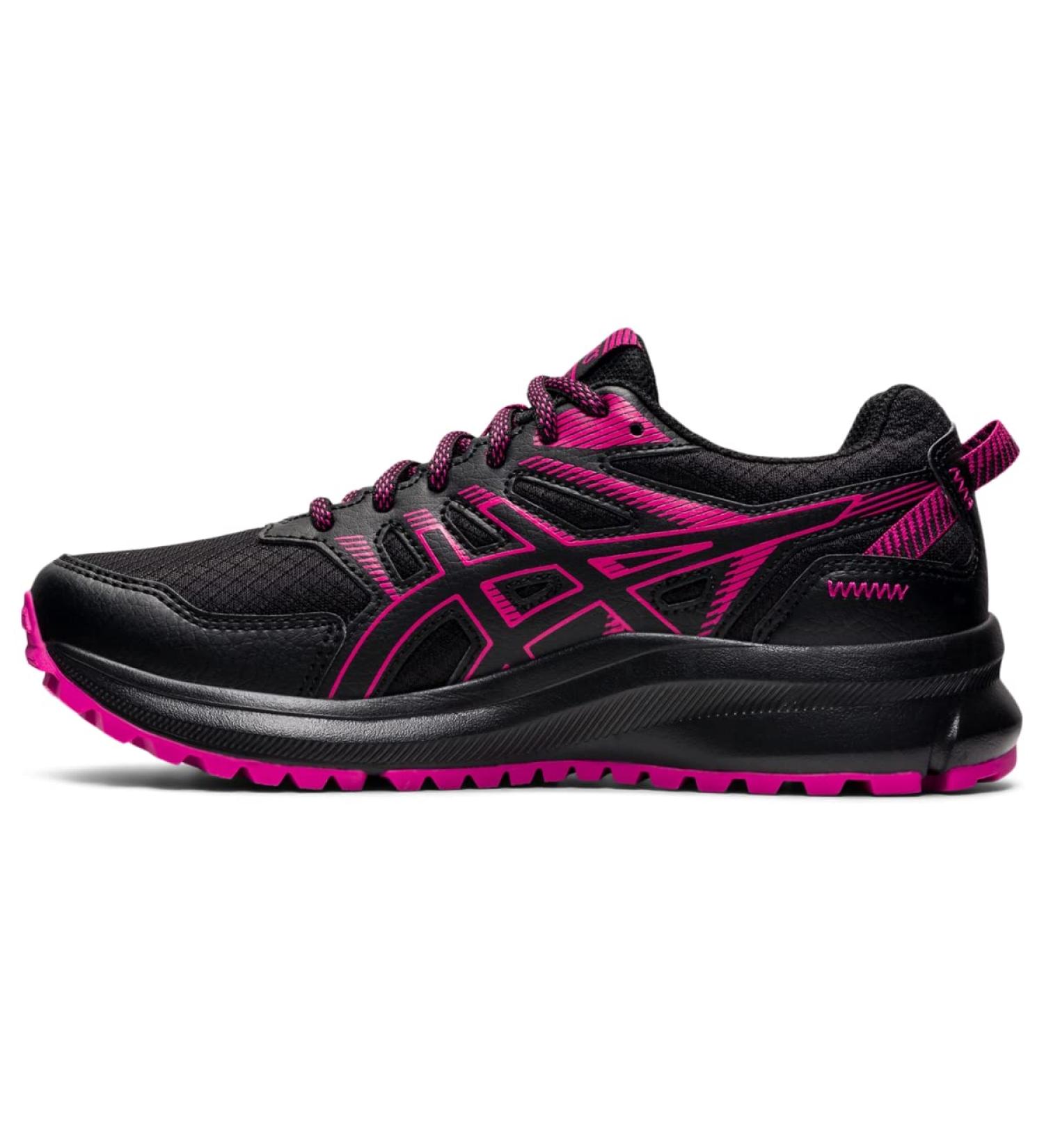 ASICS Women's Trail Scout 2 Running Shoes 8.5 - Black/Fuchsia Red - Buy Online on SooperMarket.com