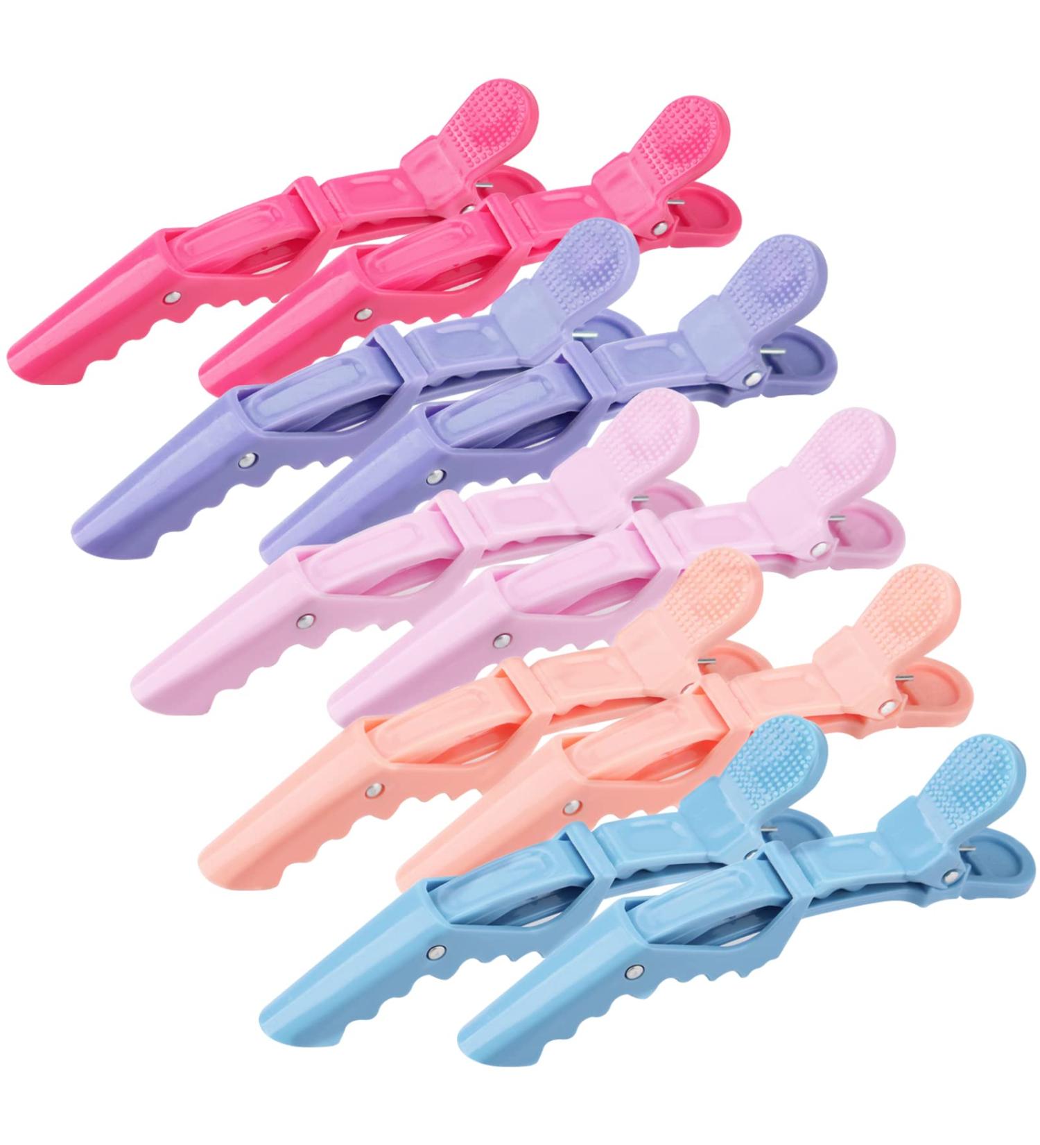 OBSCYON 10Pcs Professional Non-Slip Alligator Hair Clips for Women - Hair Styling & Sectioning Clips for Salon - Pure Color - Buy Online on SooperMarket.com