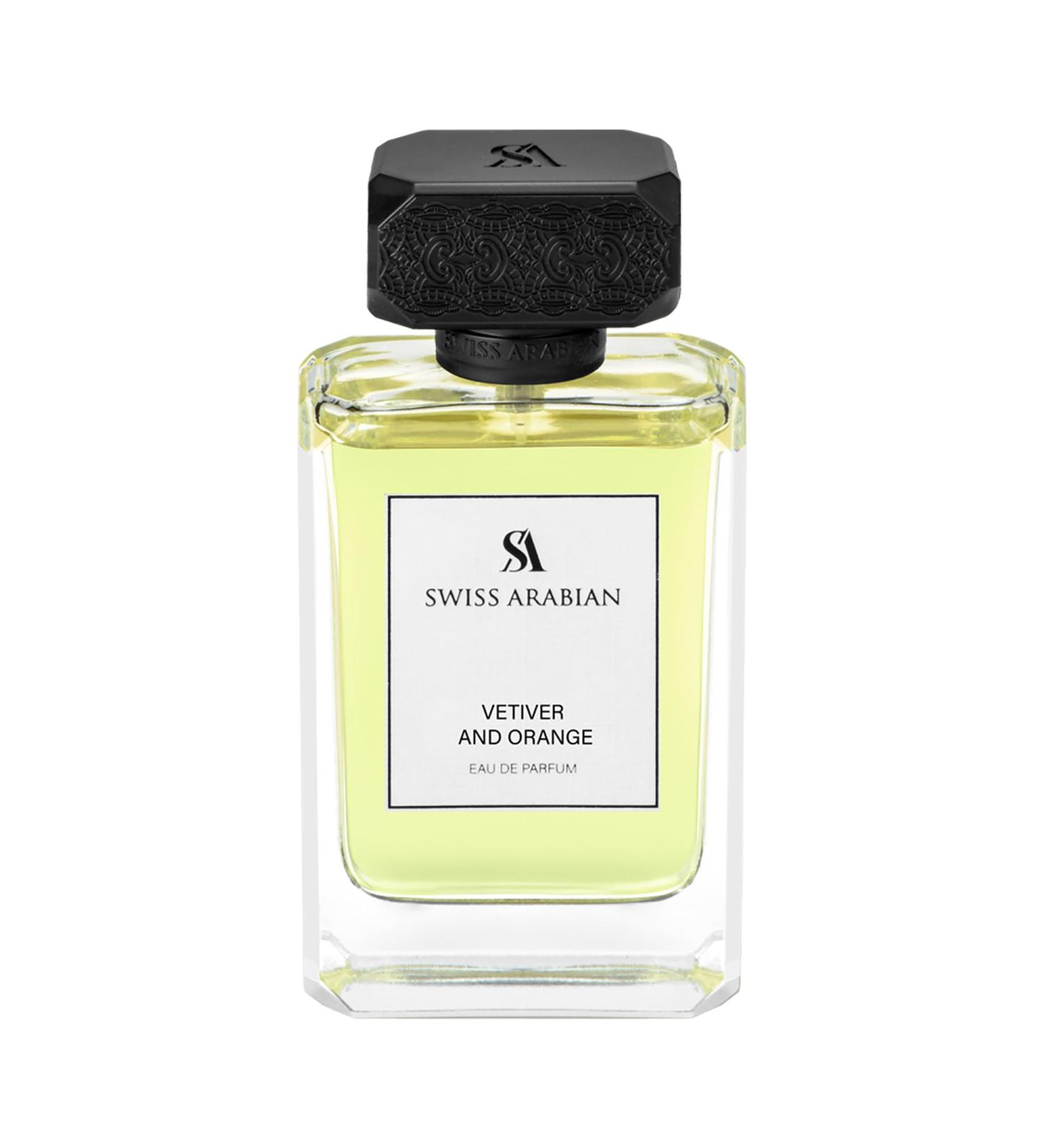 Swiss Arabian Vetiver and Orange for Women - Sophisticated Womens Perfume - Woody Spicy Fragrance with Orange Pepper and Vetiver - 3.4 oz - Buy Online on SooperMarket.com