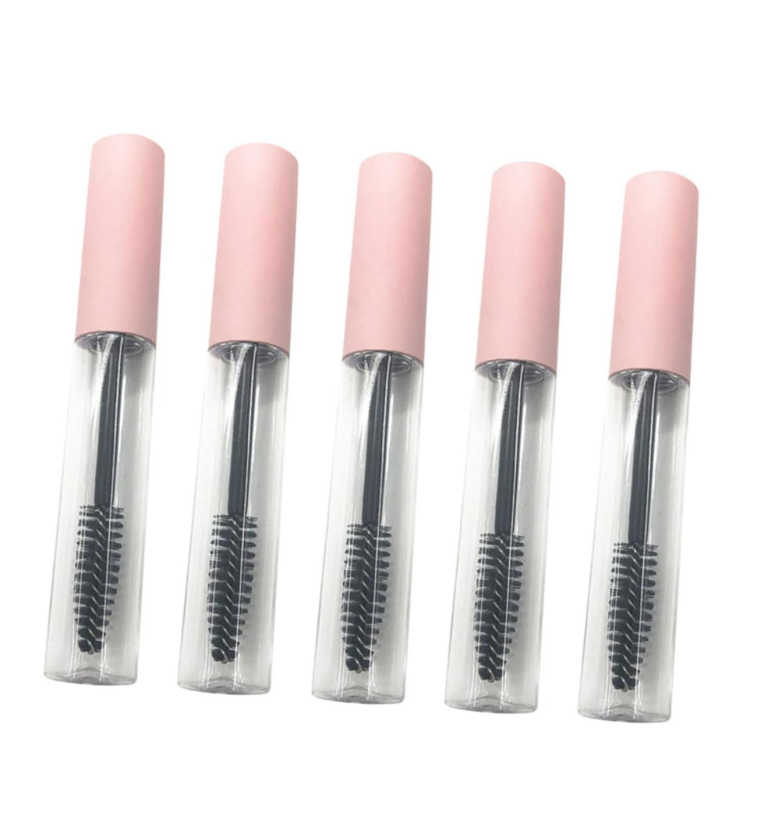 Healeved 5pcs Mascara Tube Makeup Mini Mascara Eyelash Cream Tubes Lipstick Tube Abs - Buy Online on SooperMarket.com