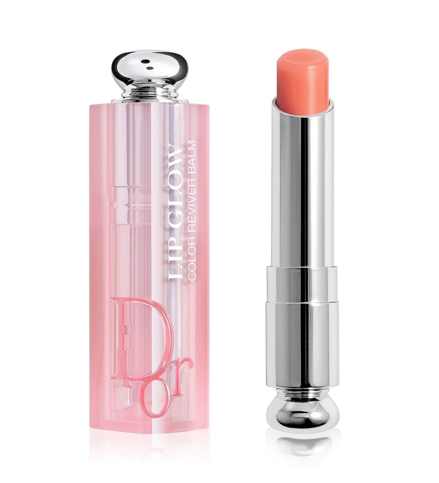 DIOR Lip Glow 004 Coral - Hydrating Color Balm 3.2g | 1 Pack - Shop Internationally - Buy Online on SooperMarket.com