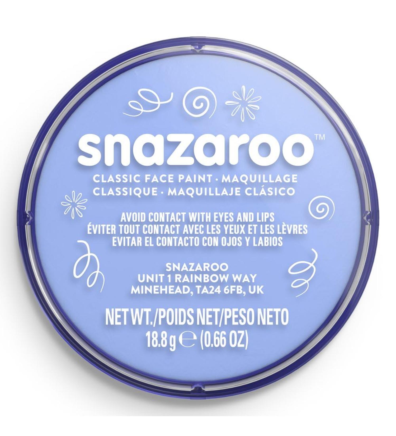 SK INFINITY Classic Pale Blue Face and Body Paint 18 ml - Professional Water Based Single Cake Makeup for Adults & Kids - Buy Online on SooperMarket.com
