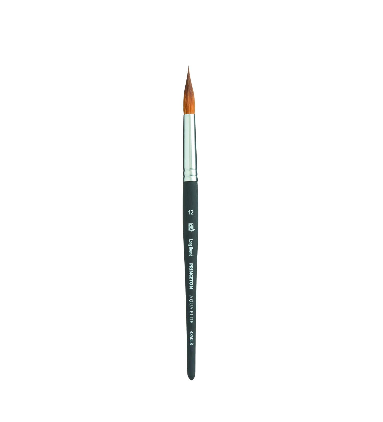 Princeton Aqua Elite 4850 Synthetic Kolinsky Watercolor Brush - Long Round 12 - Buy Online on SooperMarket.com