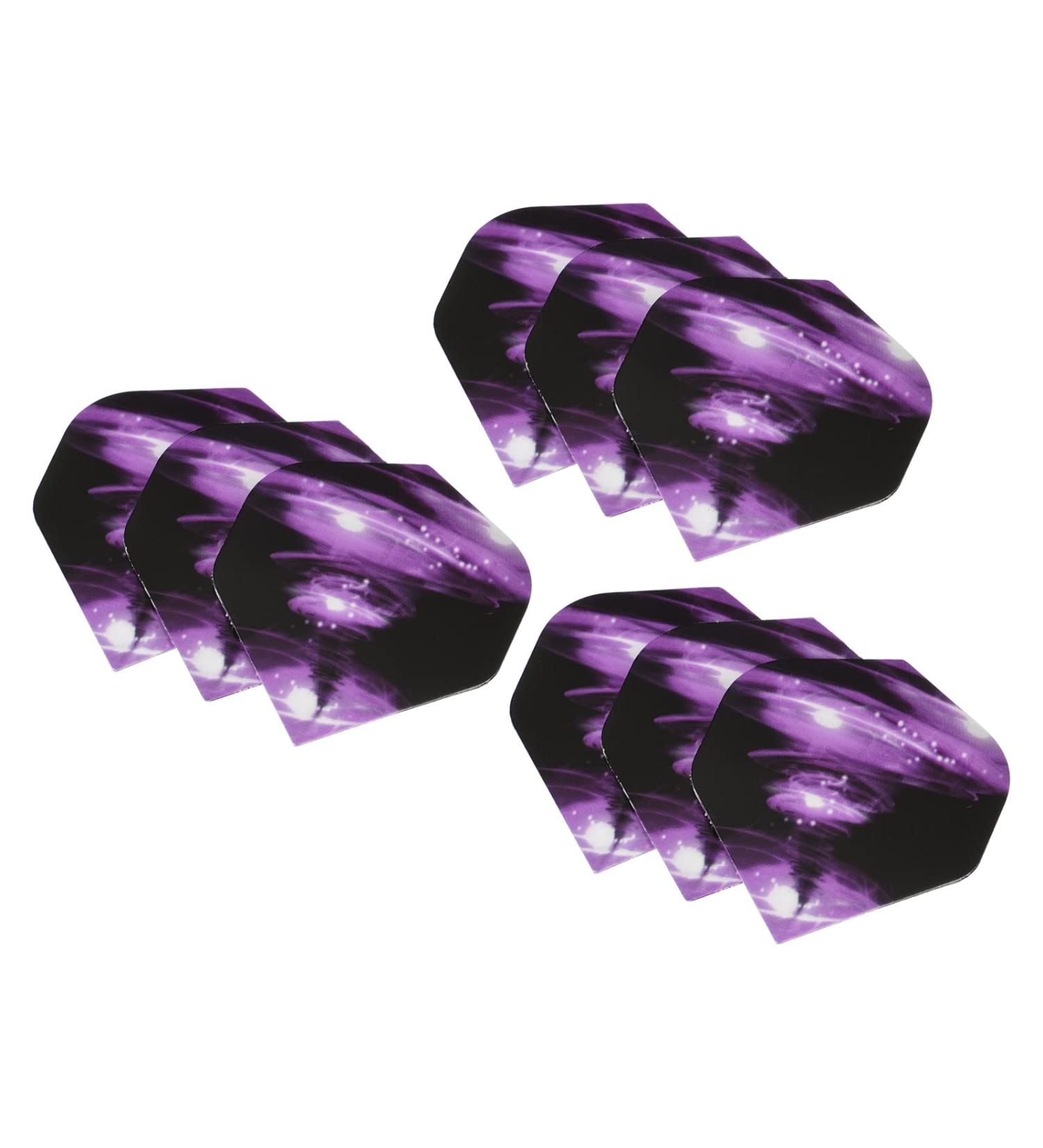Pack of PATIKIL PET Standard Dart Flights in Black Purple - Steel Tip Dart Accessories - Buy Online on SooperMarket.com