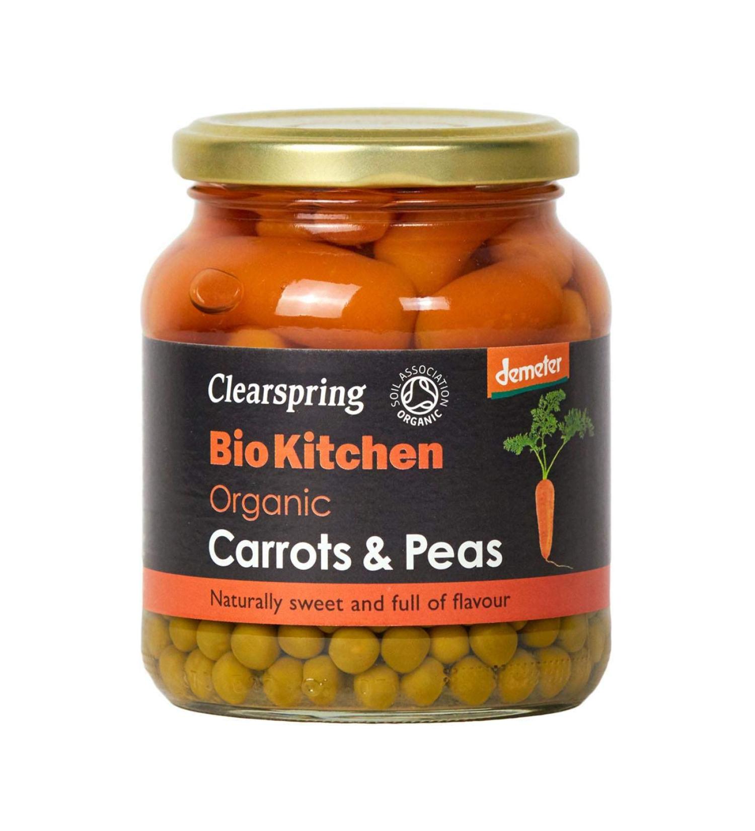 Clearspring Bio Kitchen Organic Carrots & Peas