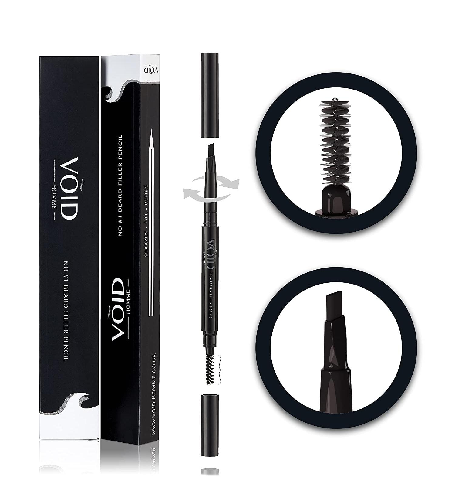 Void Homme Bart Stift - Light Brown Men's Beard Filler Pencil | Waterproof & Easy to Use | Black & Brown Shades Available - Buy Online on SooperMarket.com