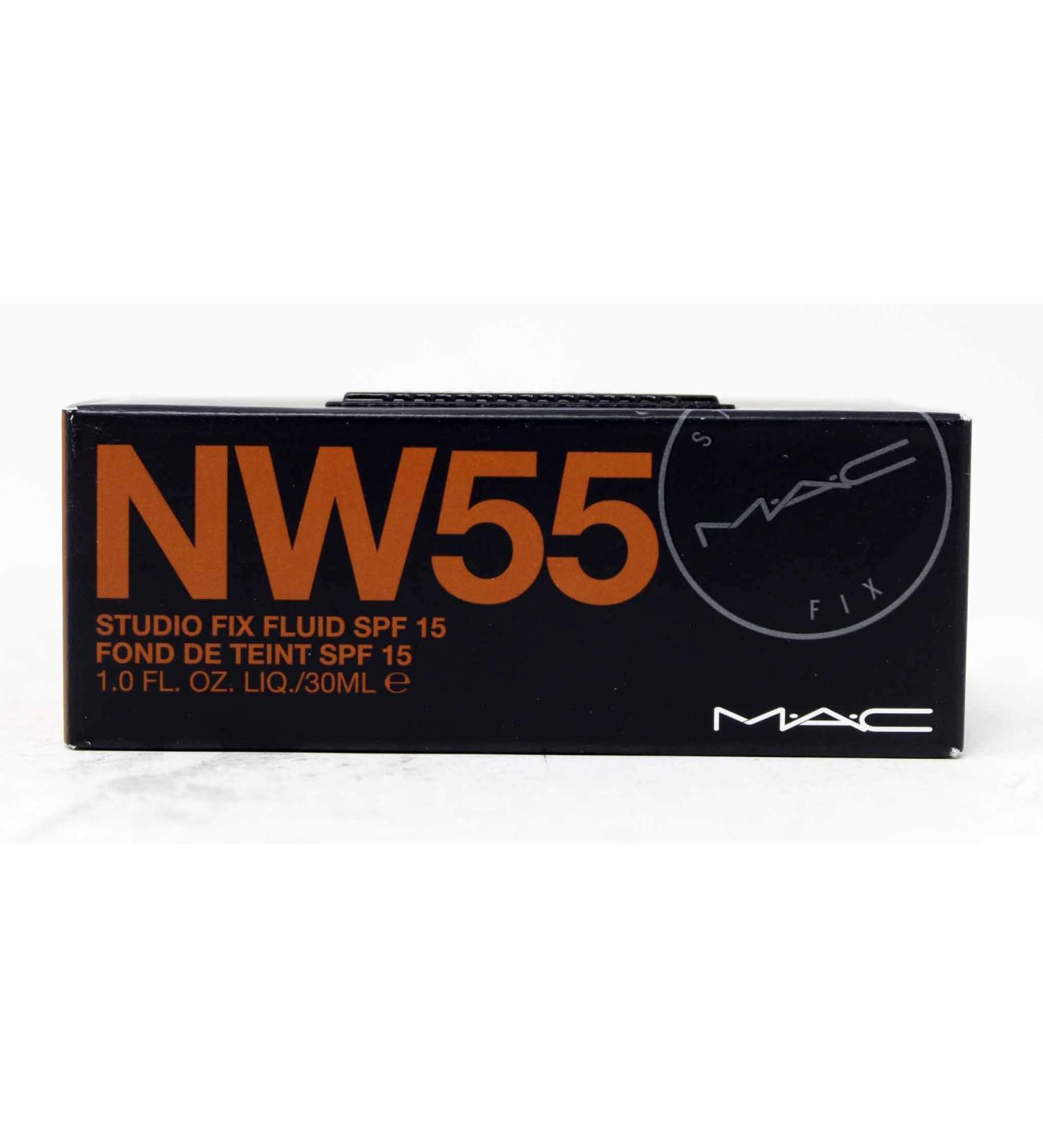Mac Studio Fix Fluid Spf 15 Foundation Nw55 30ml/1 Oz NW55 1 Ounce (Pack of 1)