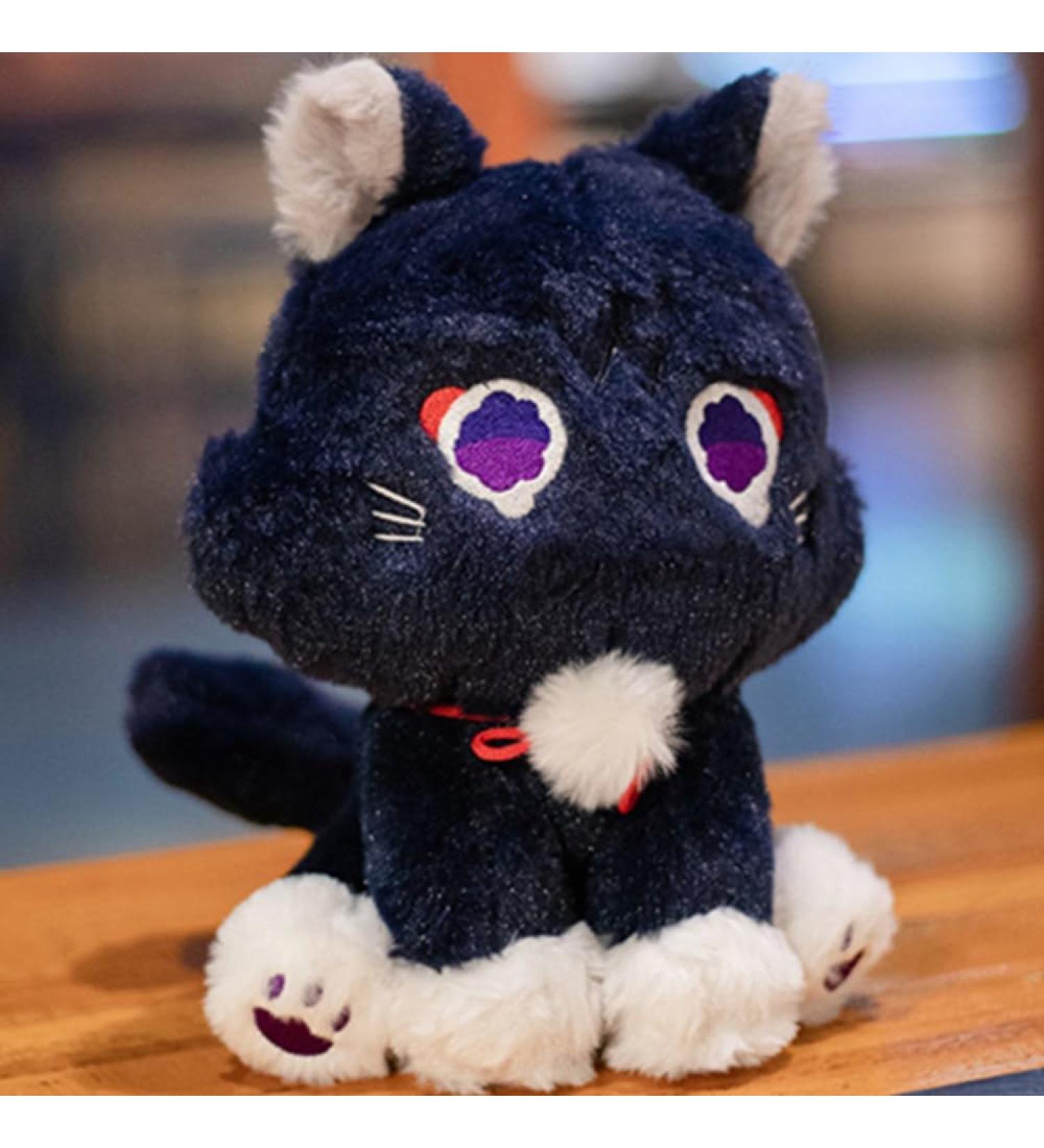 Wanderer Cat Plush Pillow - 10inch Kawaii Scara Cat Stuffed Animal Toy for Kids - Cute Scaramouche Cat Plush Doll - Soft Plushies Figure Gift - Buy Online on SooperMarket.com