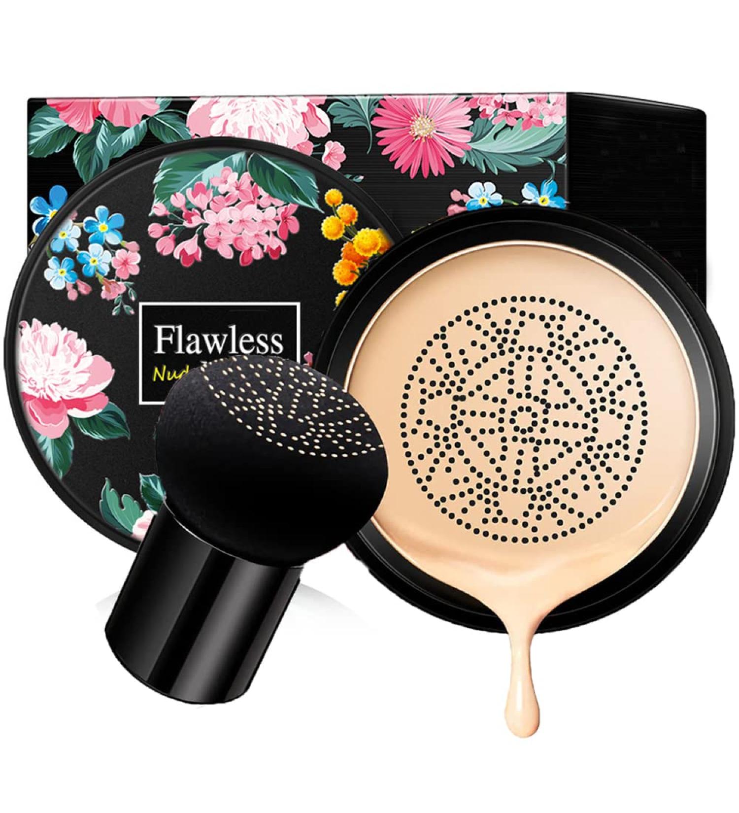 Mushroom Head Air Cushion BB Cream - Lasting Nude Makeup Concealer for Even Skin Tone - Buy Online on SooperMarket.com