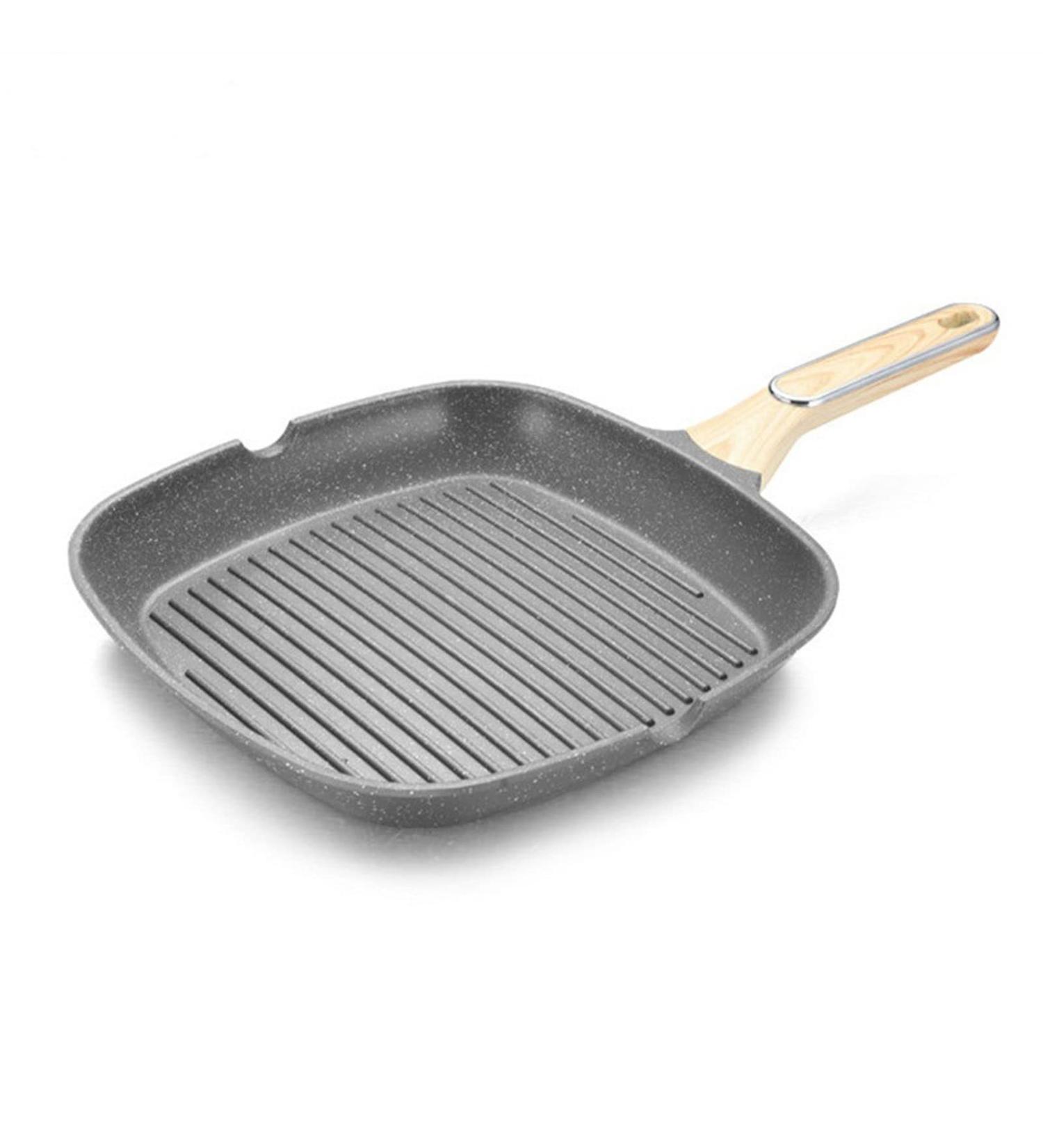 DELURA Saucepan Multi-Purpose Durable Frying Pan 3-in-1 Steak Breakfast Skillets Omelet Saucepan Cooking Pot Kitchen Cookware Utensils Pot - Buy Online on SooperMarket.com