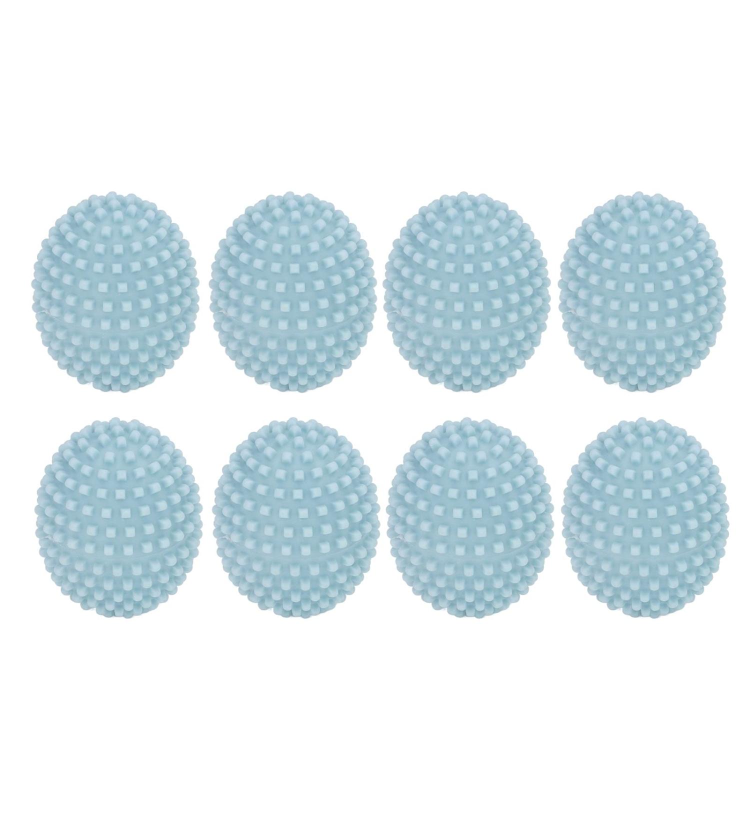 LANTRO JS Pack of 8 Dryer Balls for Tumble Dryer Washing Ball Dryer Balls Hedgehog Balls for Home Clothes Cleaning Reusable - Buy Online on SooperMarket.com