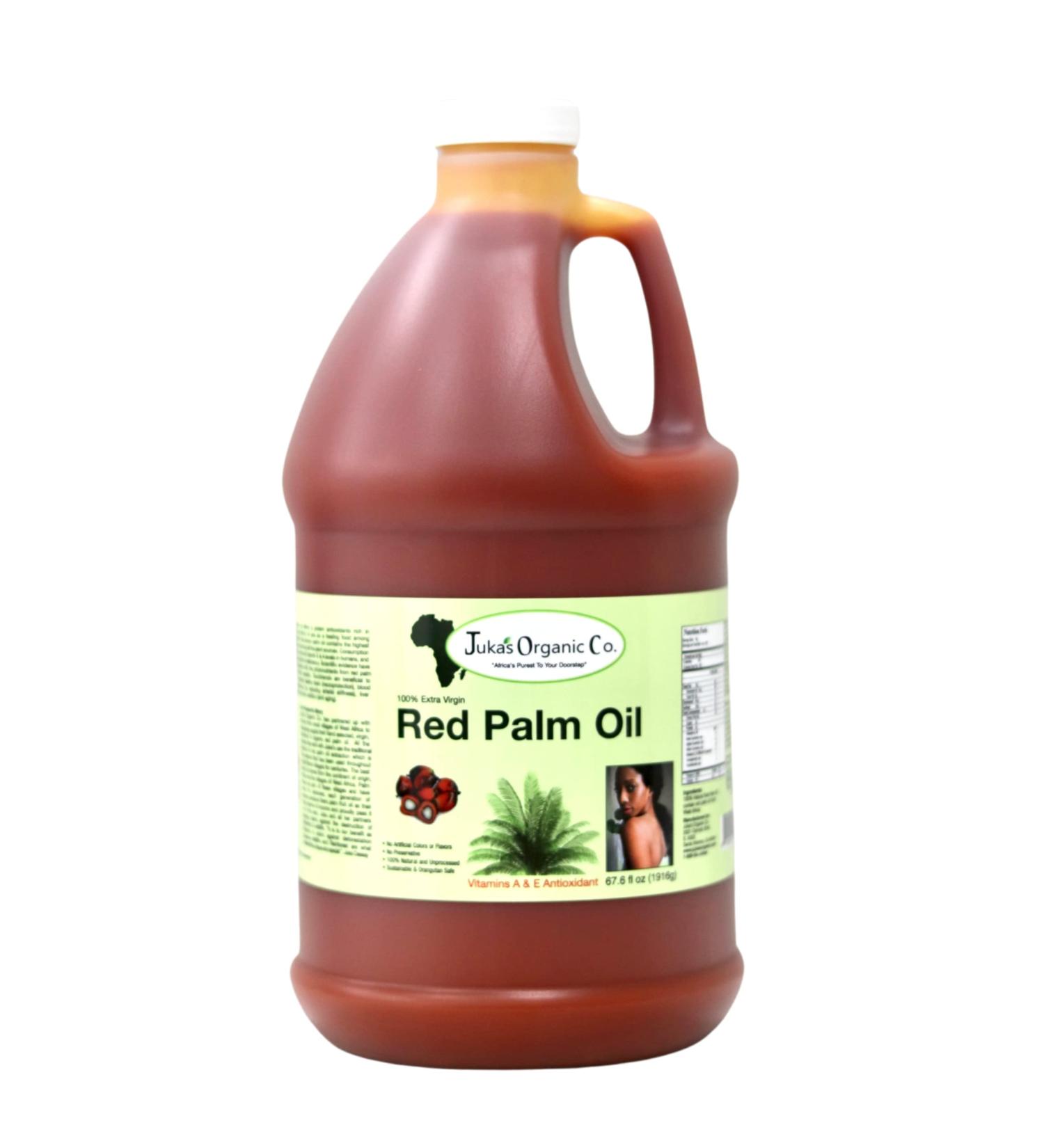 Juka's Organic Co. Red Palm Oil - 100% Organic, Authentic, Sustainable & All-Natural From Africa - 67.6 Fl OZ - Buy Online on SooperMarket.com