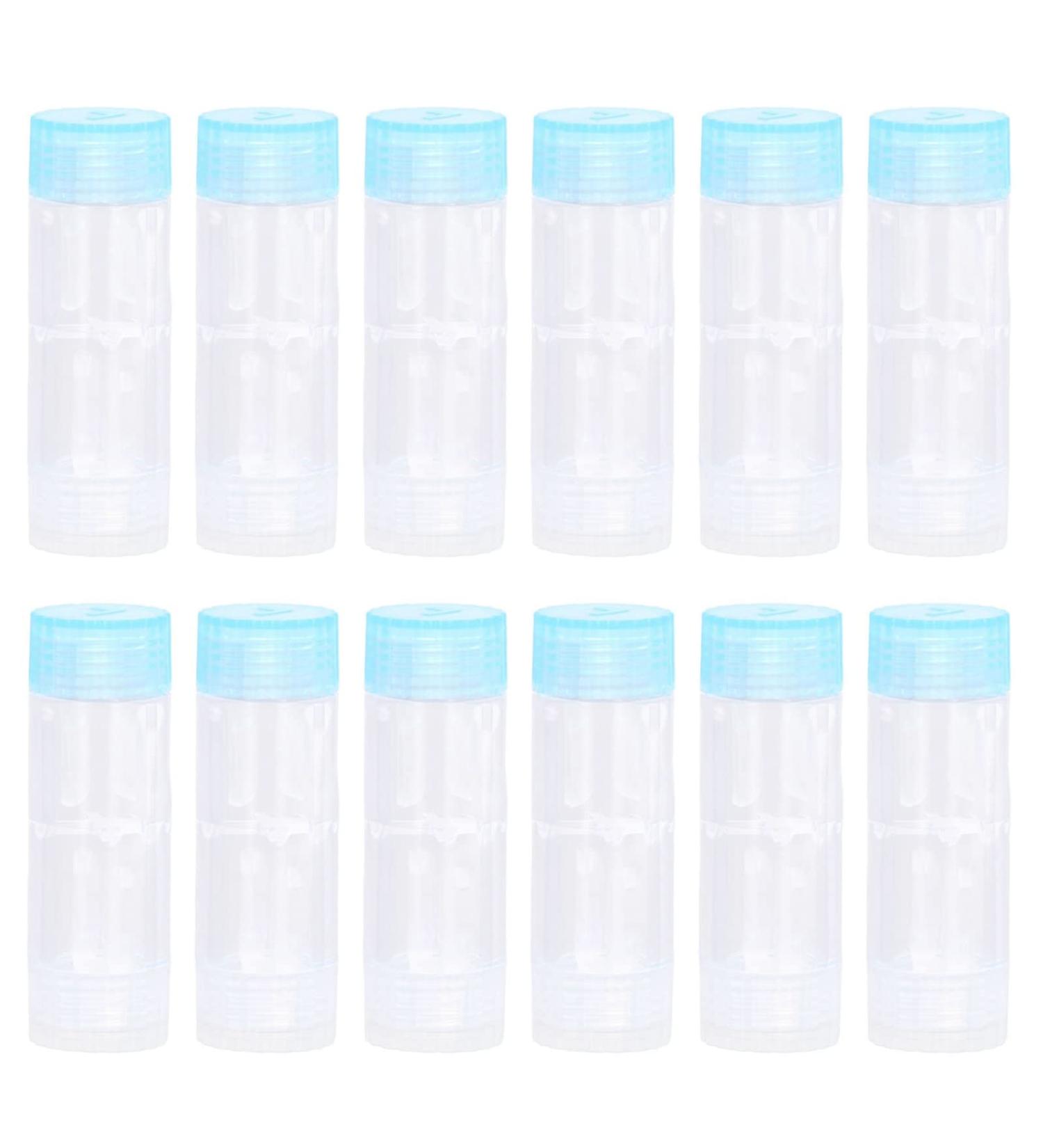 12-Part Transparent Contact Lens Container Box - Travel & Storage Set for Everyday Use | Bulk-Eye Lens Holder - Buy Online on SooperMarket.com