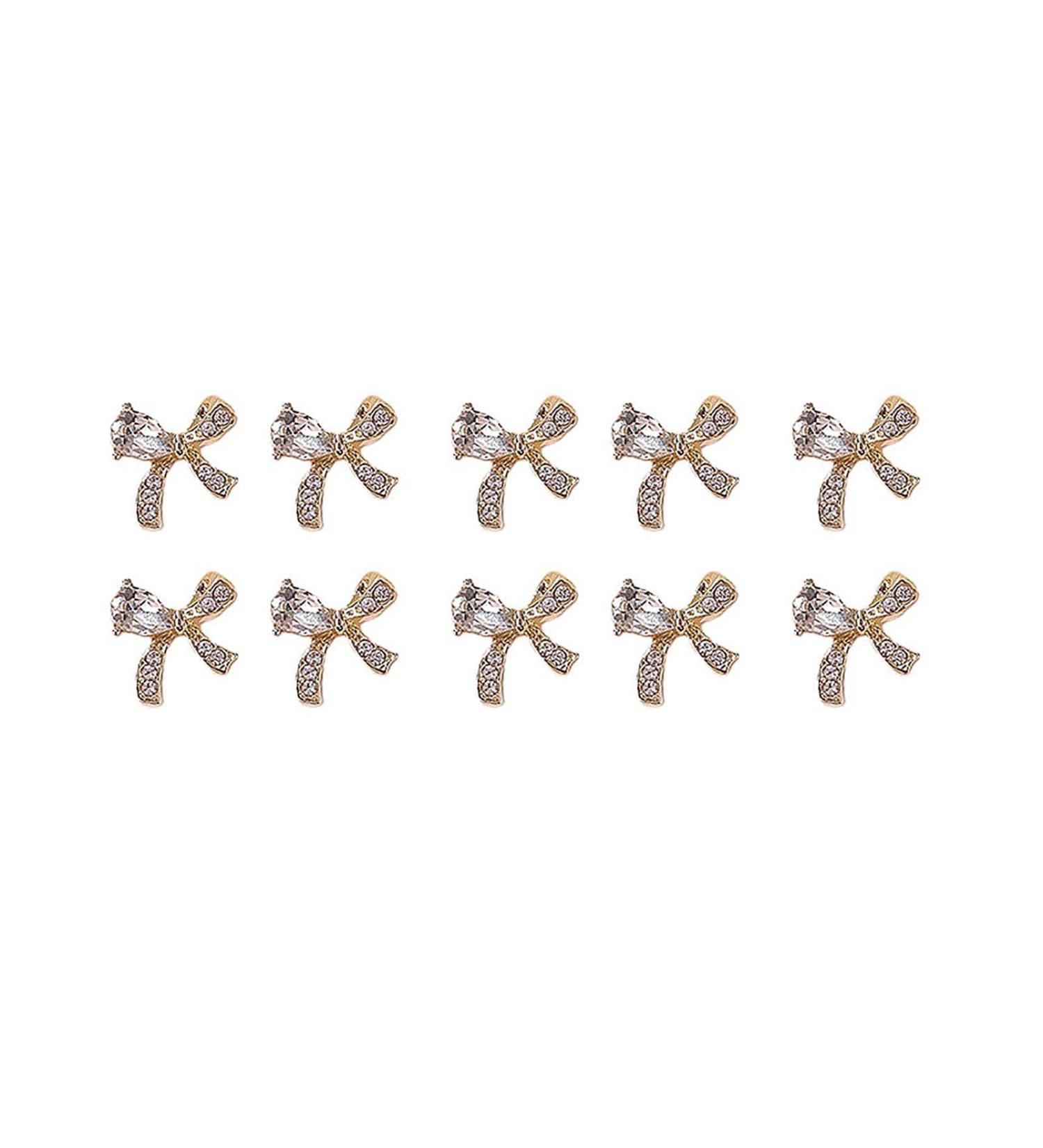 Buy SANWOOD 10pcs Nail Ornament Set | DIY Jewelry Glitter Varnish & Manicure Accessories for Stunning Nail Art - Buy Online on SooperMarket.com