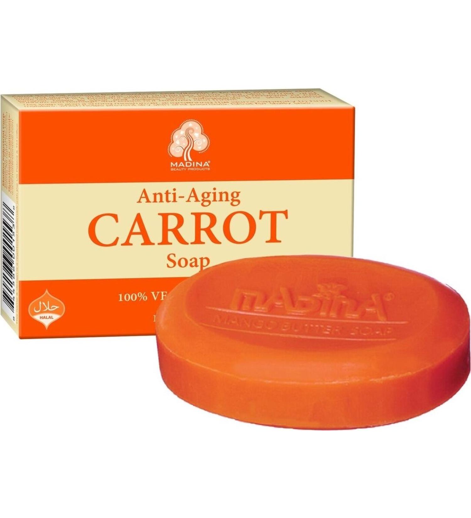 Madina Anti-Aging Carrot Soap 3.5 oz.