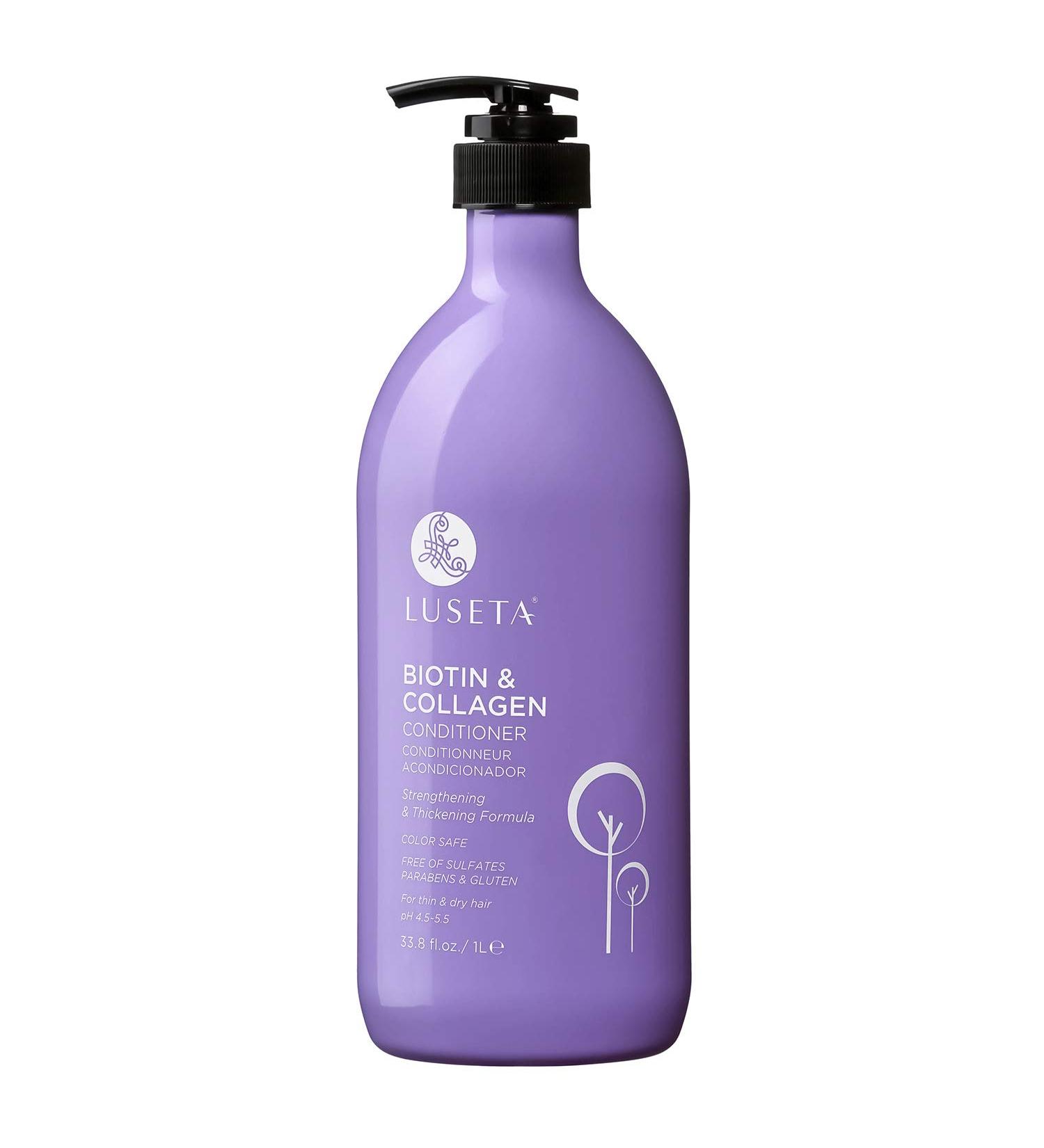 Luseta Biotin & Collagen Conditioner - Thickening for Hair Loss & Fast Growth Argan Oil Infused Sulfate & Paraben Free 33.8oz - International Shipping Available - Buy Online on SooperMarket.com