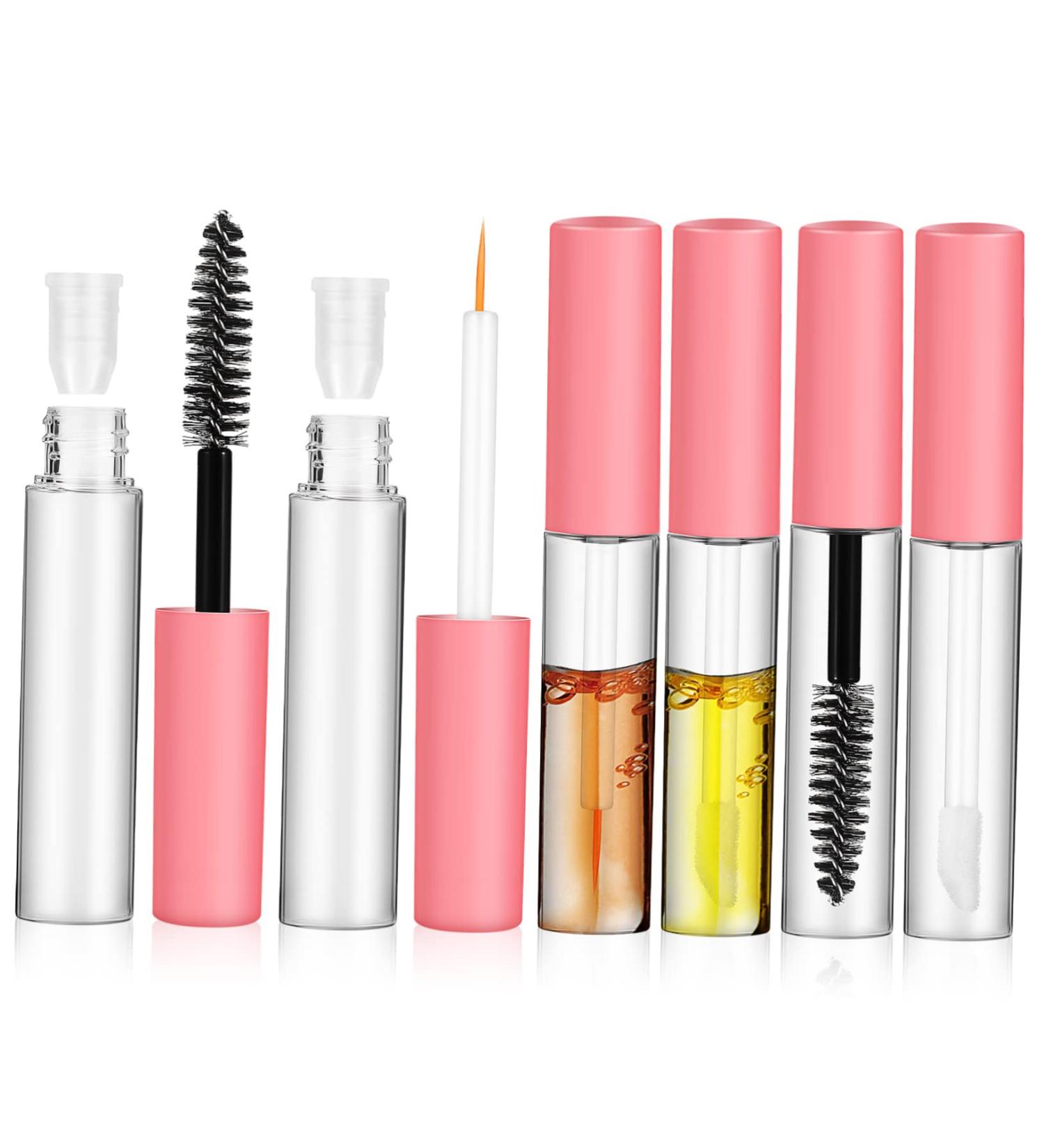 Housoutil 6 Pcs Empty Bottle Lengthening Mascara Lash Tool Empty Mascara Tube Refillable Tubes - Buy Online on SooperMarket.com