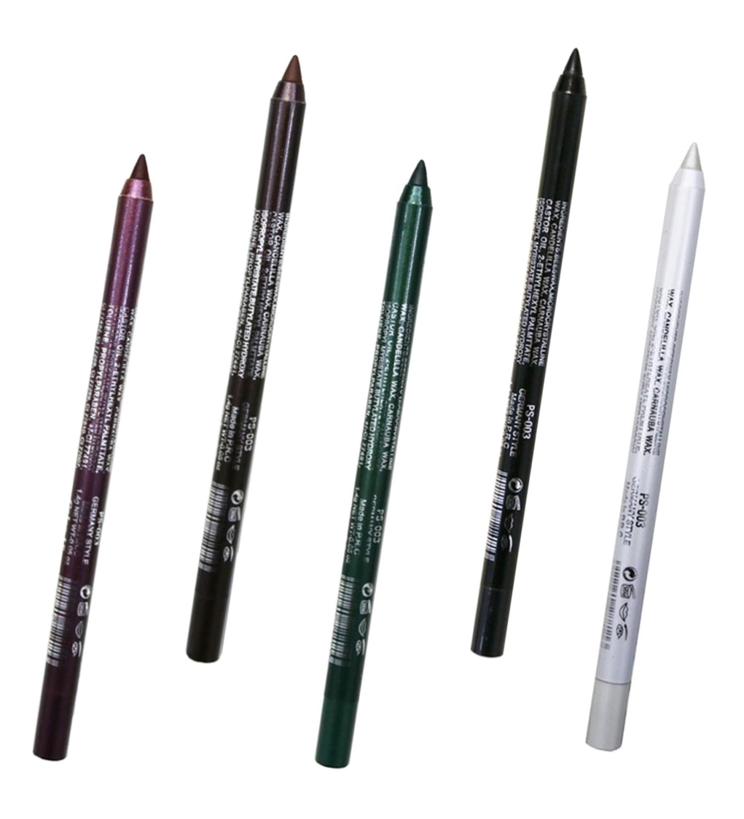 5PCS Eyeliner Pencil 5 Colors Waterproof Neon Eyeliner Waterproof Eyeliner Long-Lasting Gel Eye Liner Portable Eye Makeup for Girl Women Waterproof Eyeliner Eye Makeup Gel Eye Liner - Buy Online on SooperMarket.com