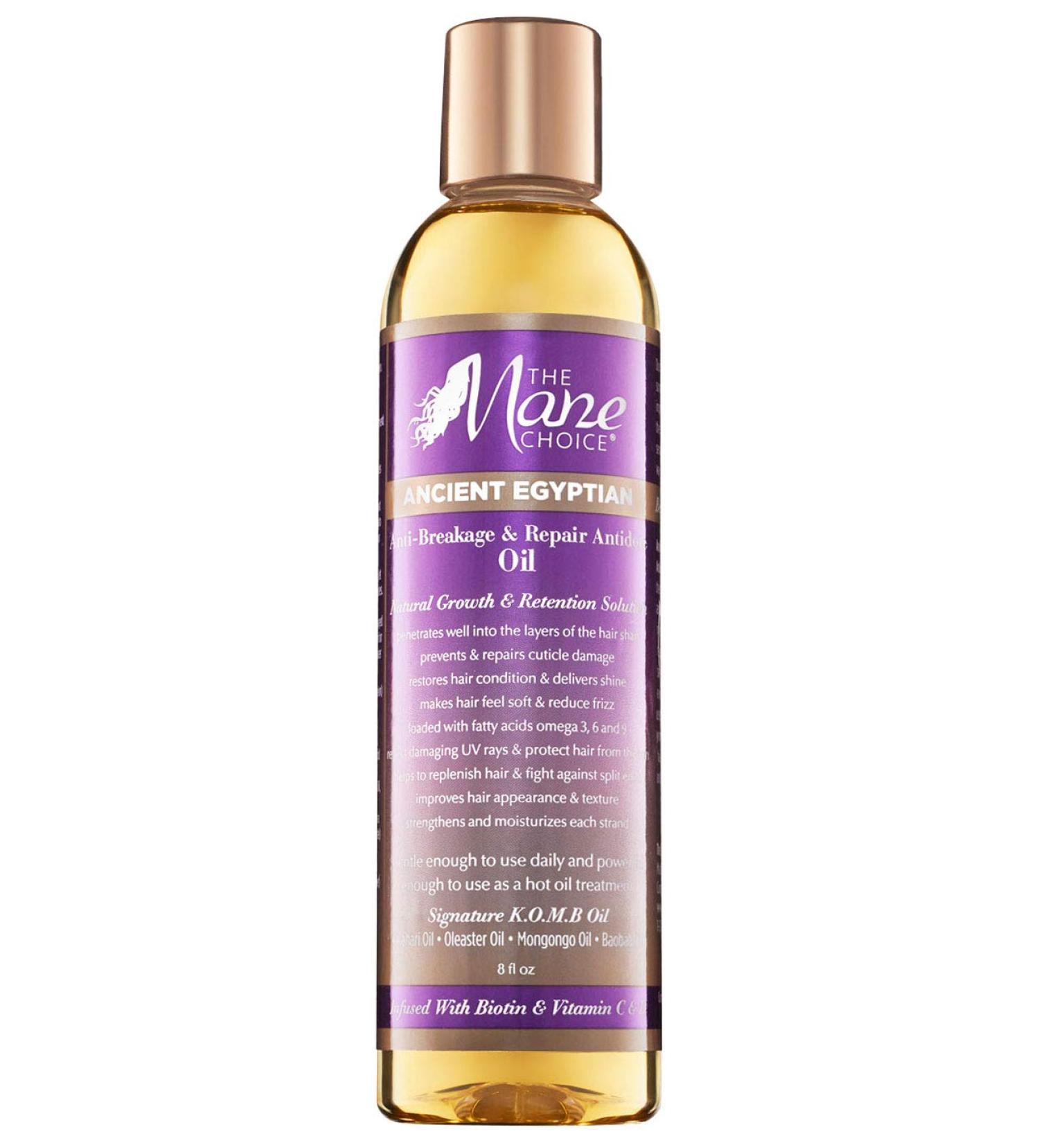 The Mane Choice Ancient Egyptian Anti-Breakage & Repair Antidote Oil 8oz - Strengthen and Restore Hair - Buy Online on SooperMarket.com