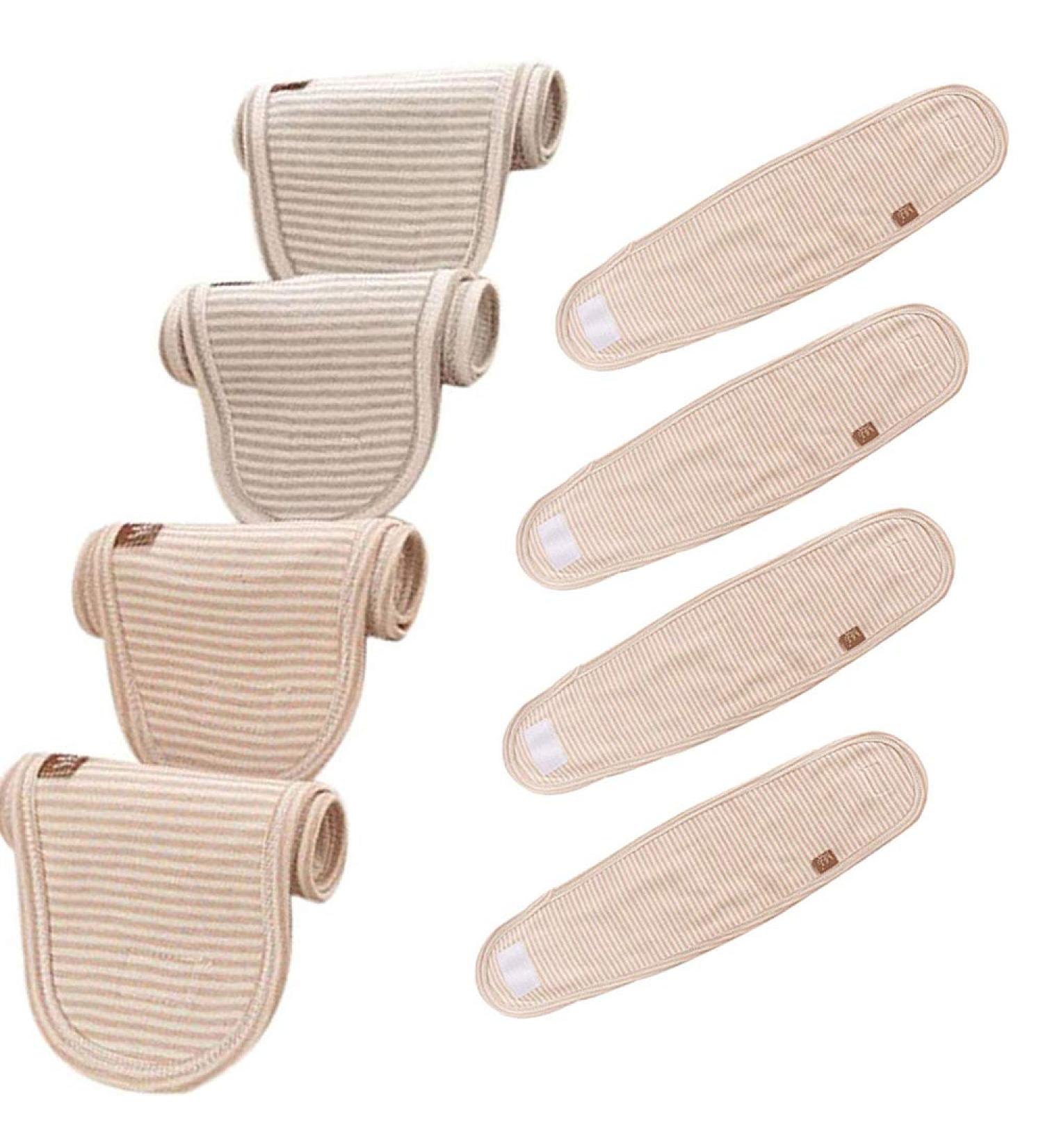 Baby Umbilical Cord Belt & Belly Binder | 4-Pack Organic Cotton Navel Support for Newborns - Buy Online on SooperMarket.com