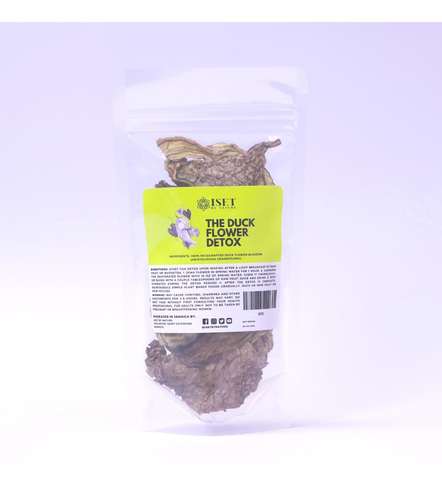The Duck Flower Detox | 2 Whole Dried Blossoms | Aristolochia grandiflora | Wildharvested Herb of Jamaica