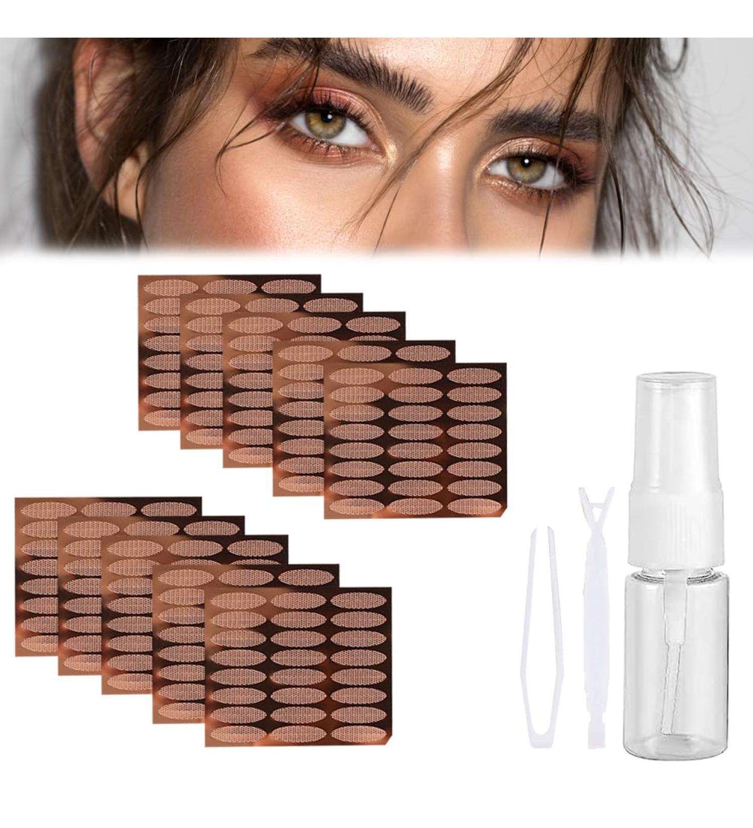480 Pcs Double-Sided Eyelid Tapes & Stripes - Invisible Eyelash Lift with Tweezers - Perfect for Uneven & Hooded Eyes - XL Pack - Ship Internationally - Buy Online on SooperMarket.com
