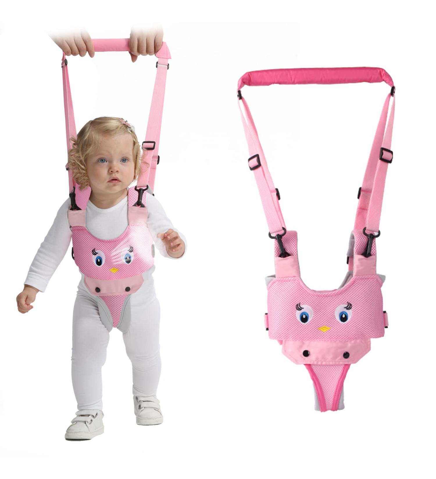 IULONEE Baby Walking Harness | Mesh Pink Toddler Helper Belt for 7-24 Month Babies - Buy Online on SooperMarket.com